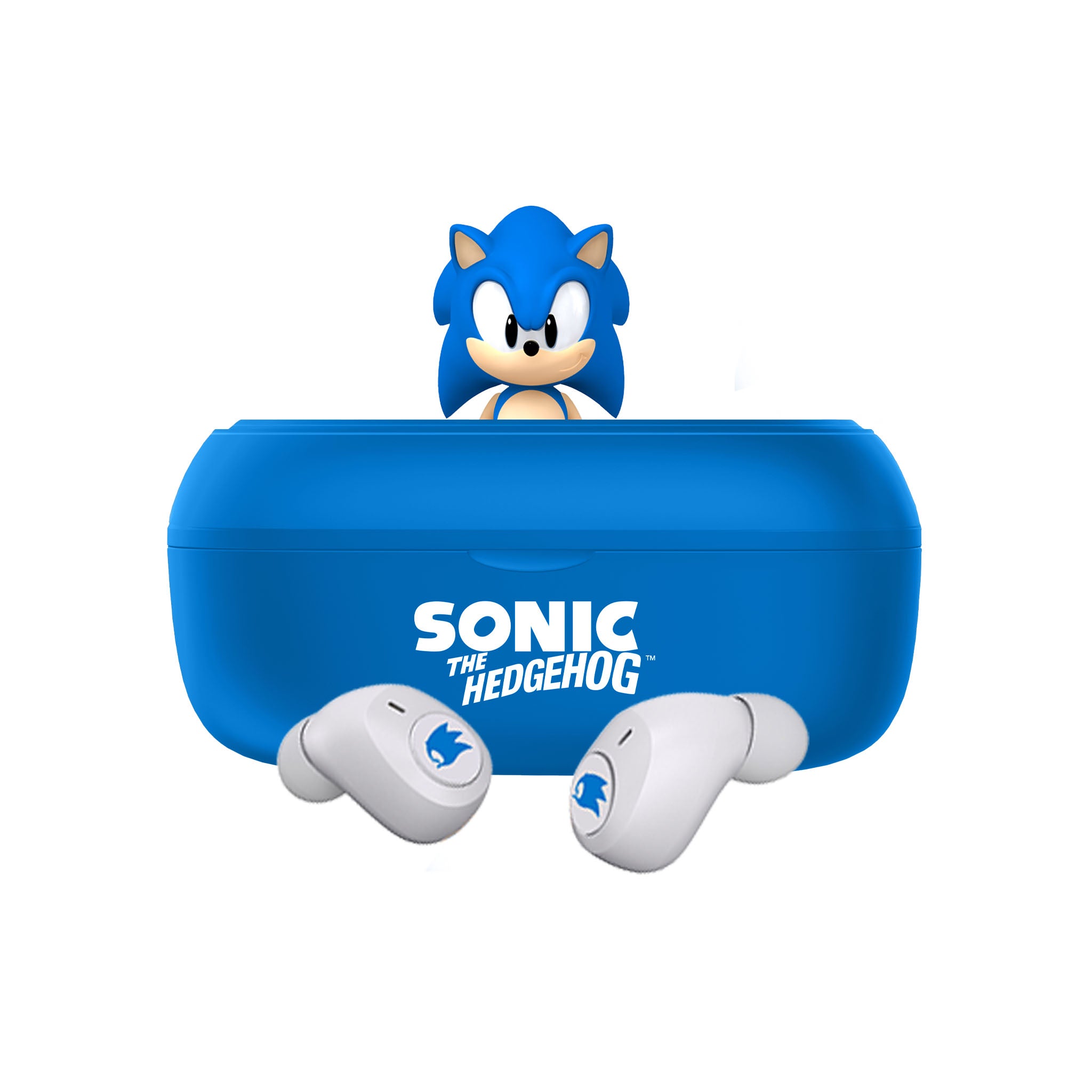 Sonic the Hedgehog 3D Character collectable TWS Earphones -Blue