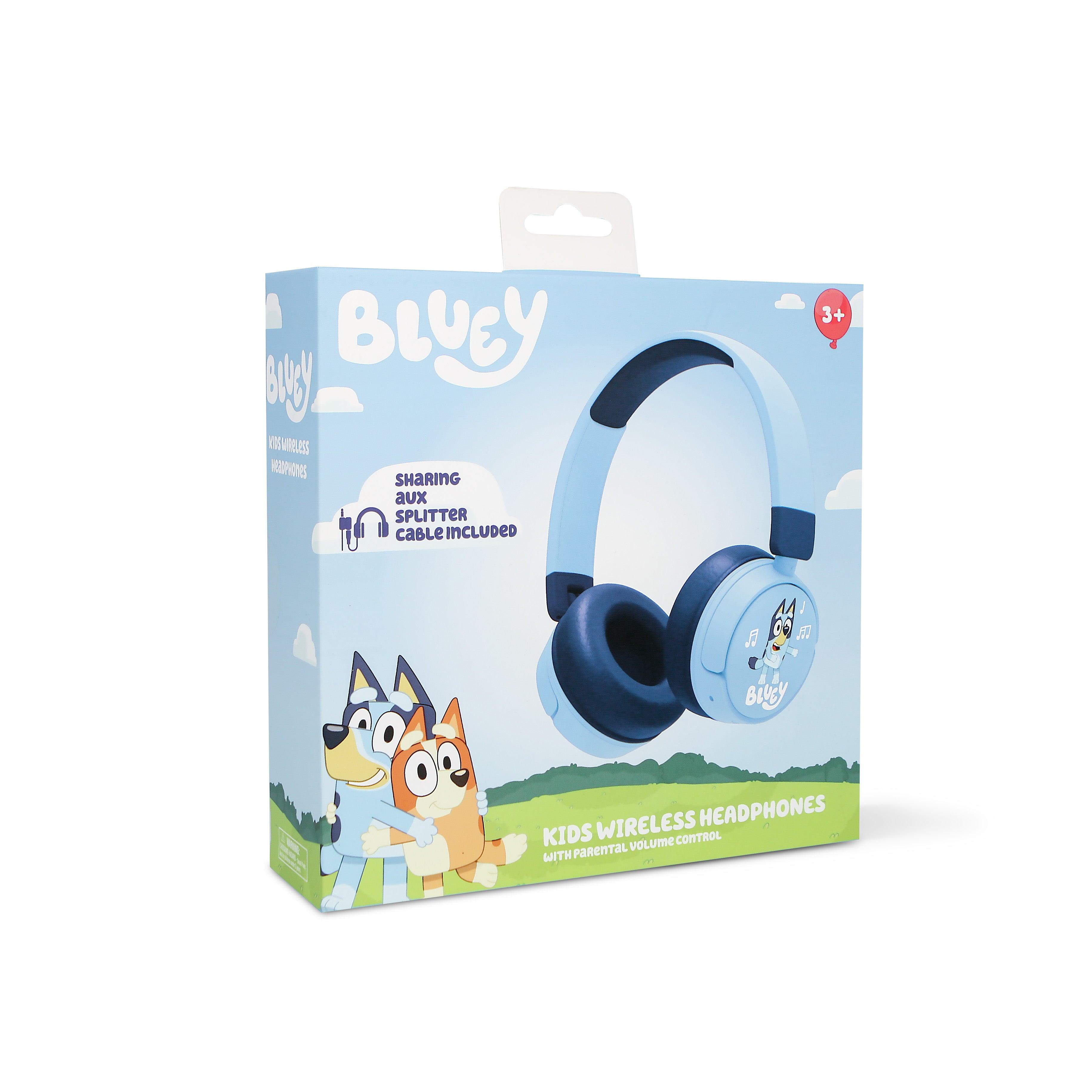 Bluey Kids Wireless Headphones BL1078 - Blue - childrensheadphones.co.uk