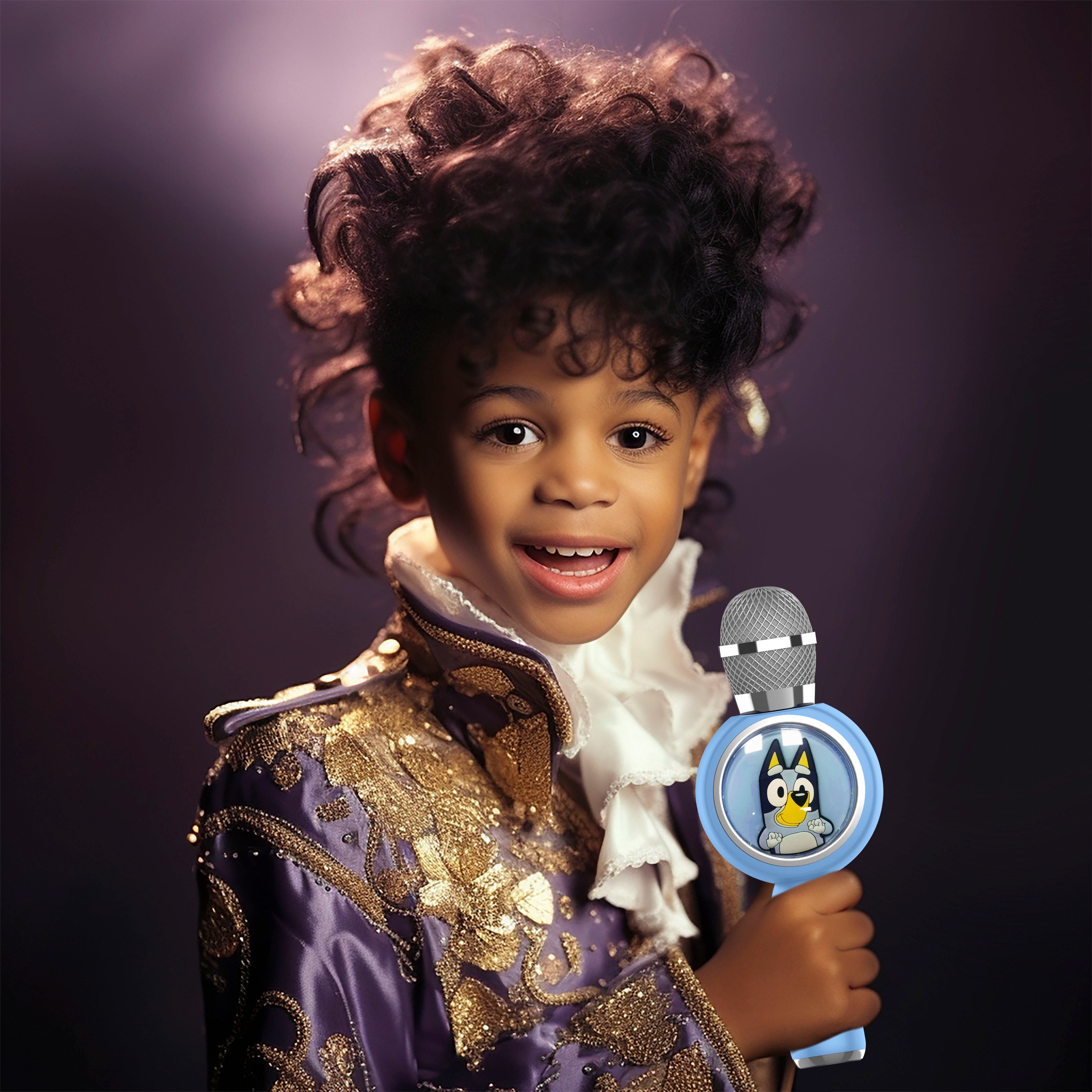 Bluey PopSing LED Light Up Karaoke Microphone