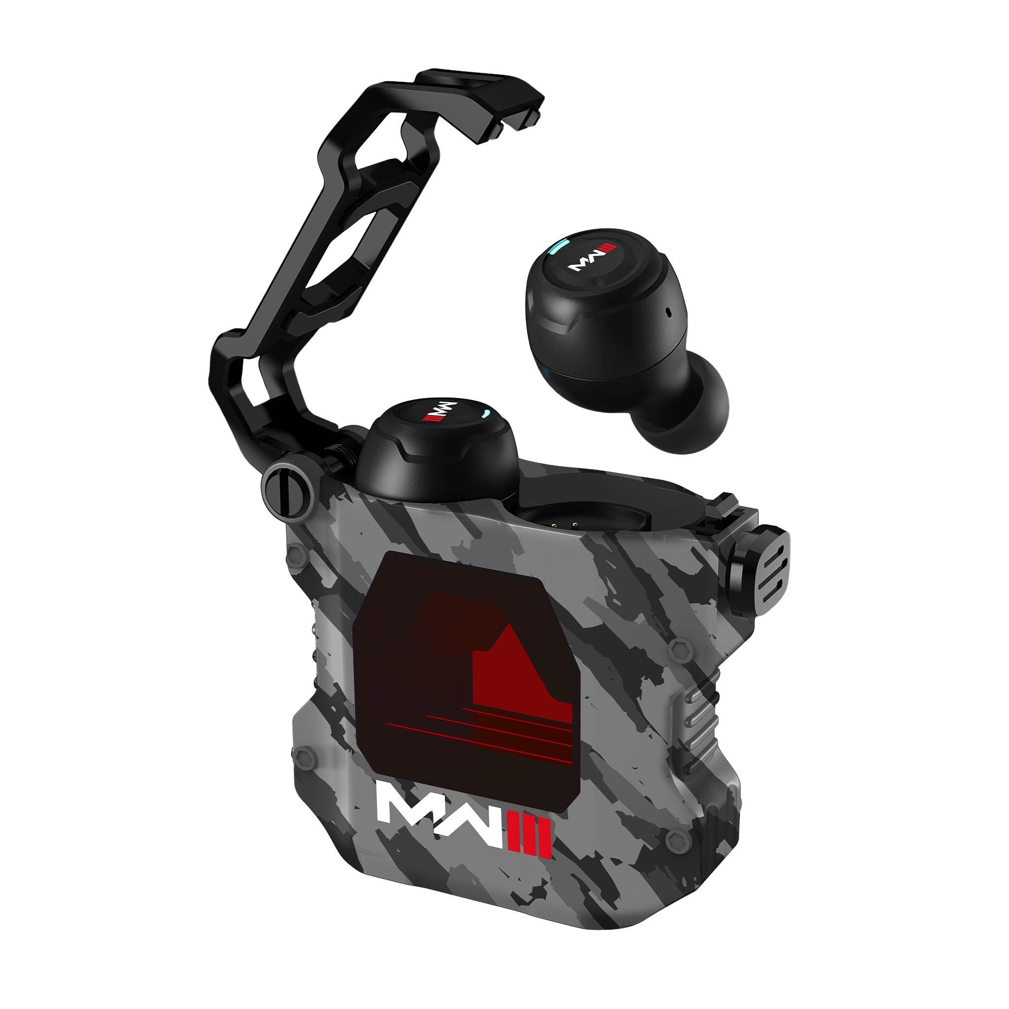 Call of Duty Modern Warfare III TWS Earphones Grey Camo - childrensheadphones.co.uk