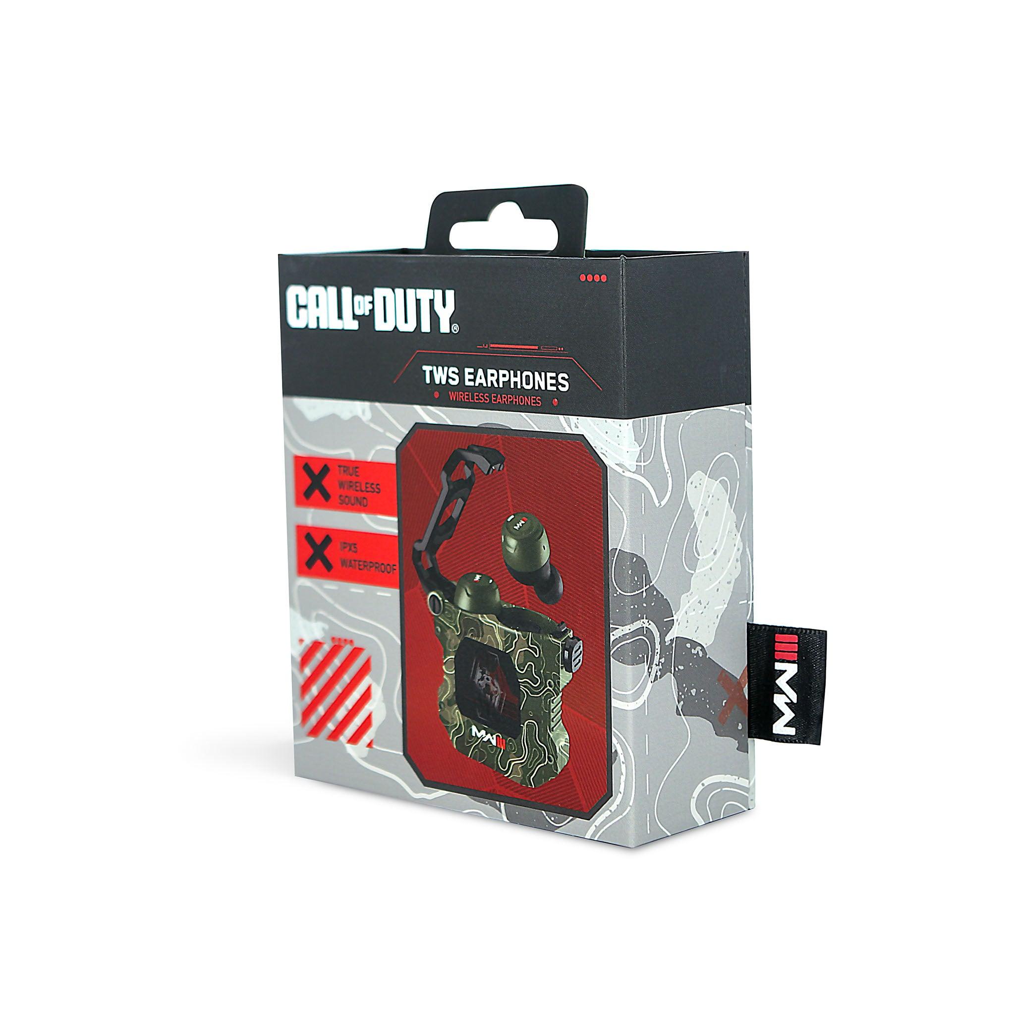 Call of Duty Modern Warfare III TWS Earphones Olive Camo - childrensheadphones.co.uk