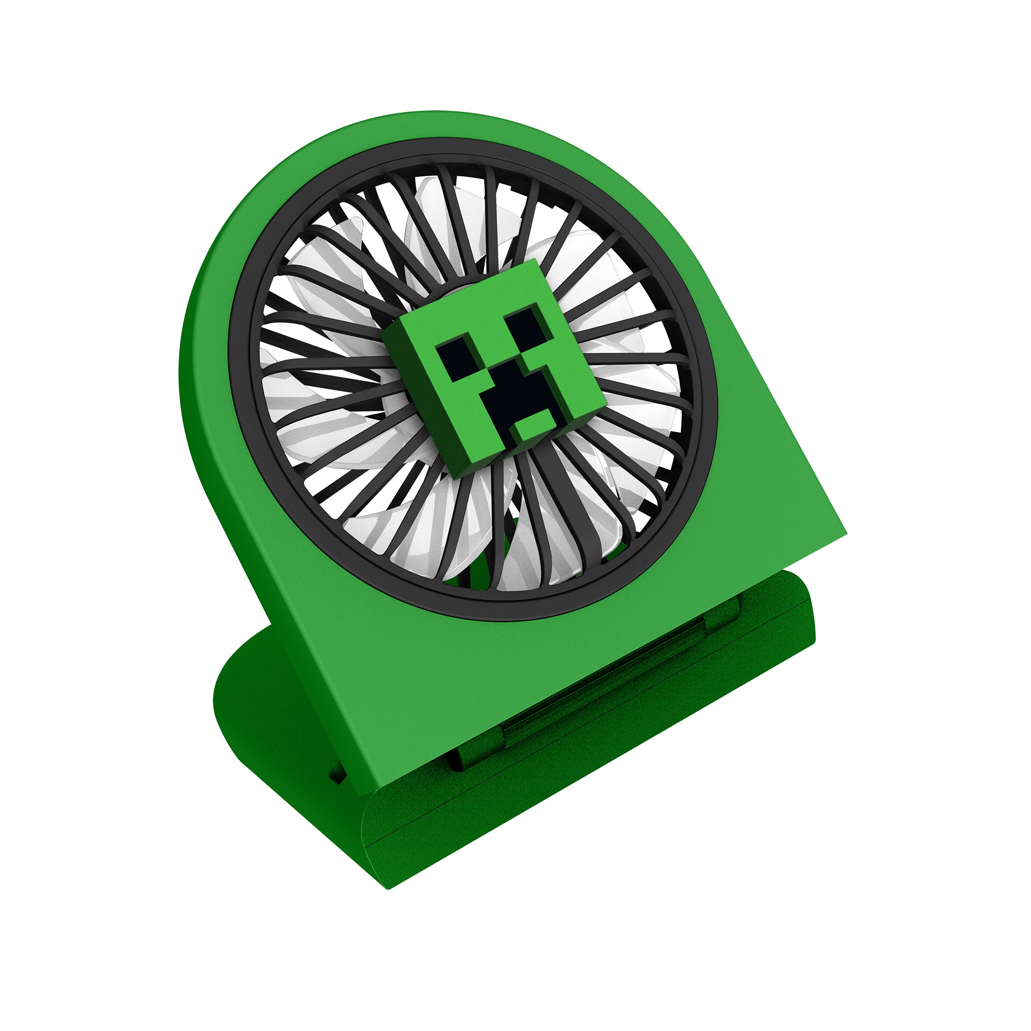 Minecraft Creeper Folding Character Fan