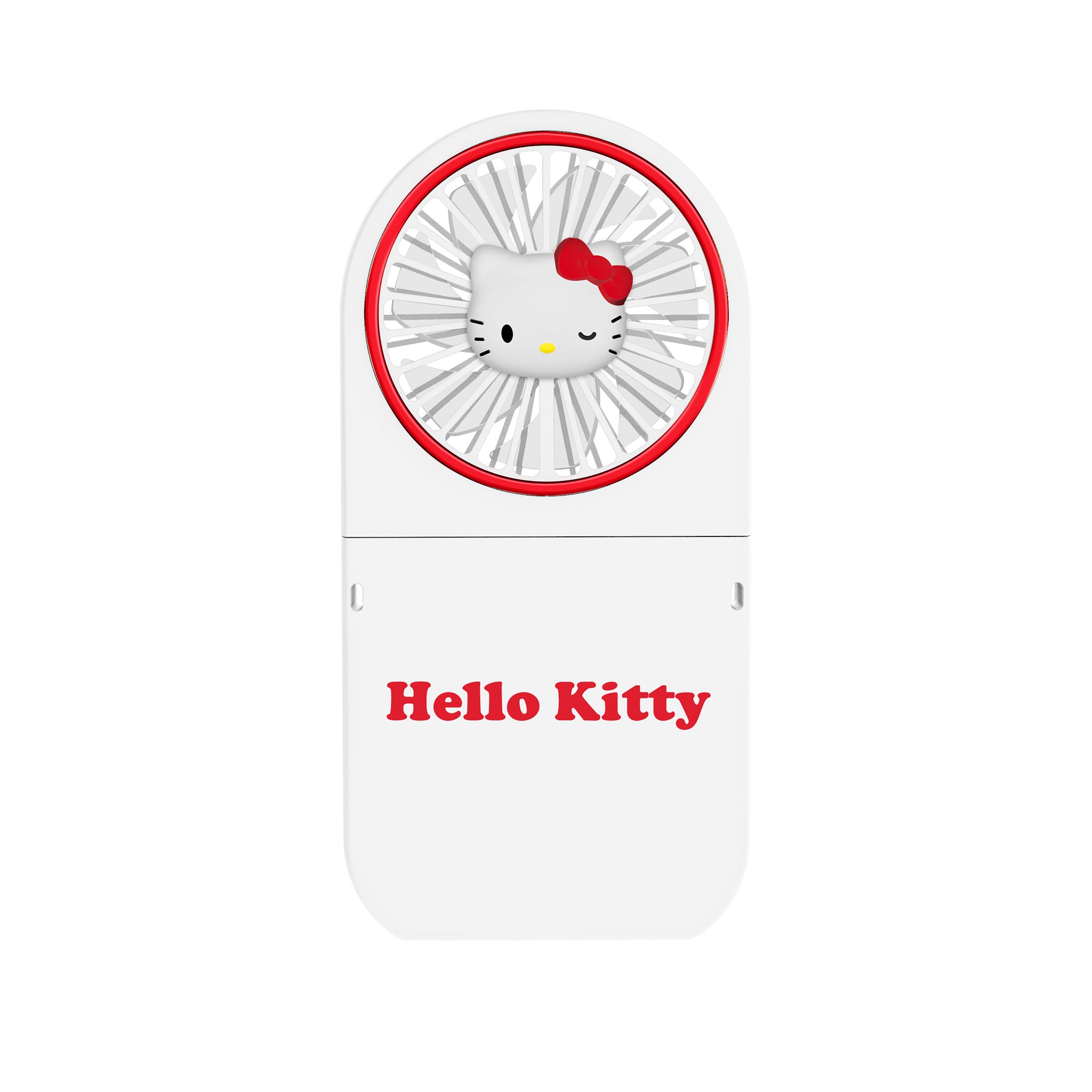 Hello Kitty Rechargeable Folding fan - classic red bow