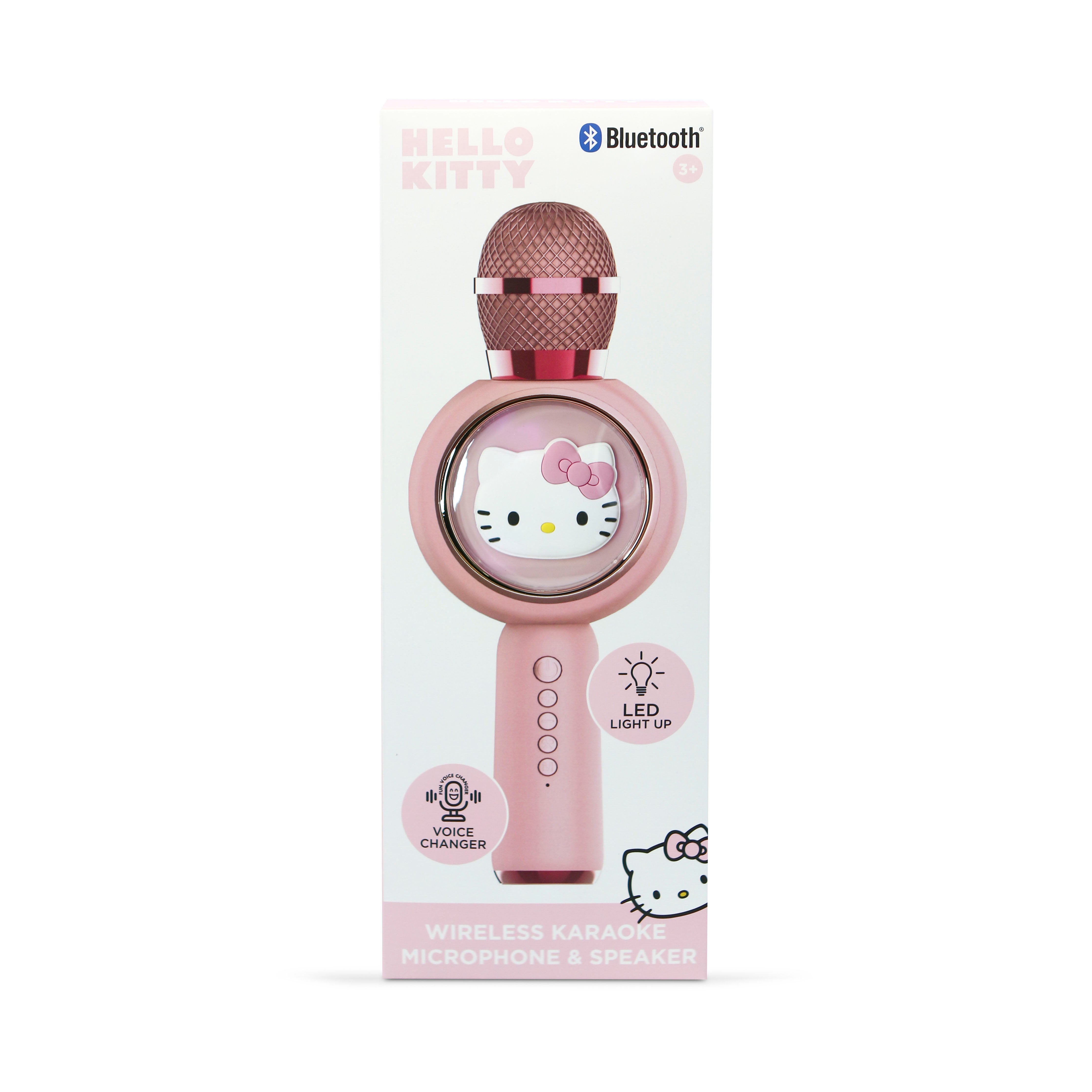 Hello Kitty PopSing LED Light Up Karaoke Microphone