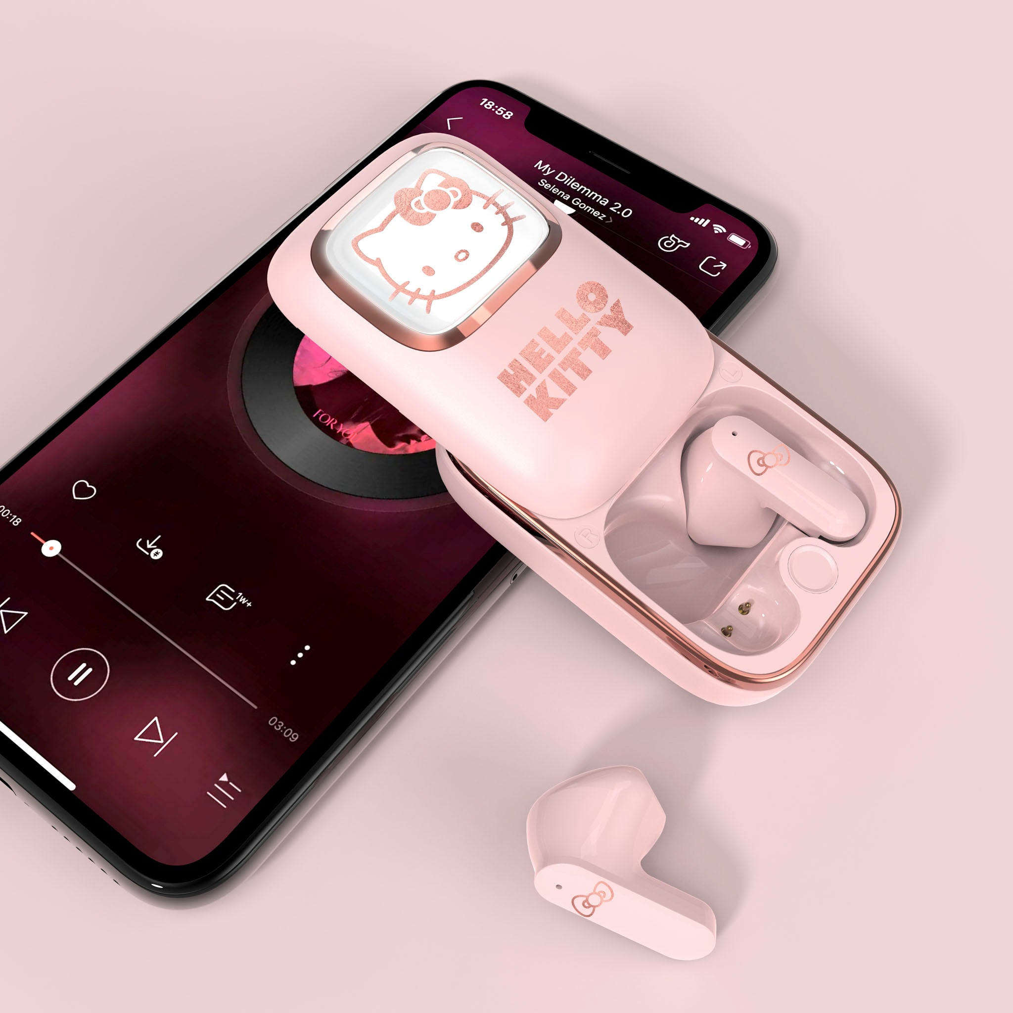 Hello Kitty TWS Slide Earphones