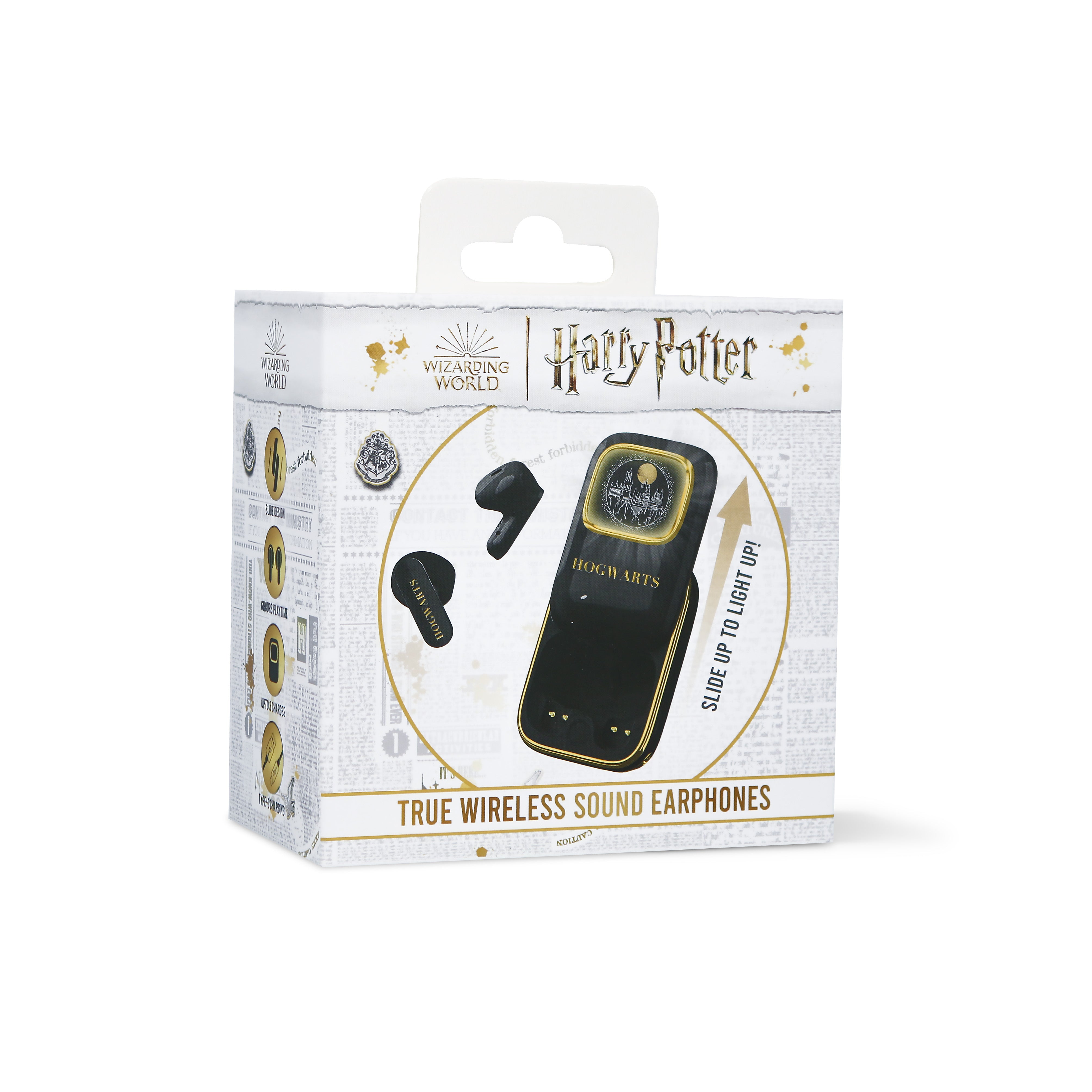 Harry Potter Hogwarts TWS Slide Earphones