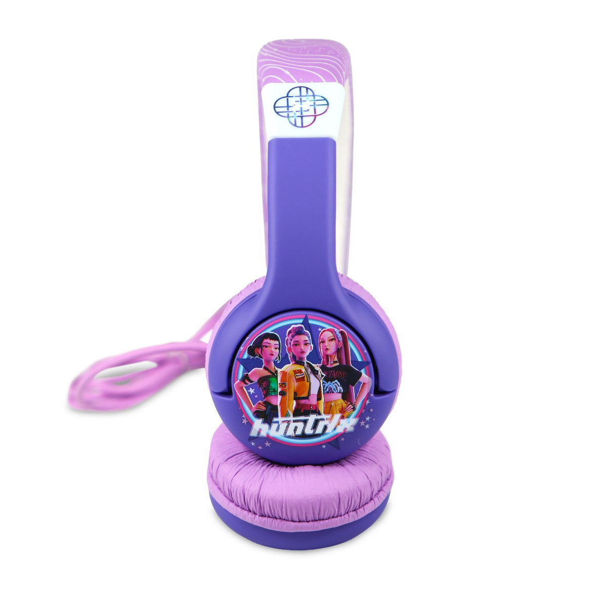 KPop Demon Hunters HUNTR/X Junior Kids Wired Headphones – Purple