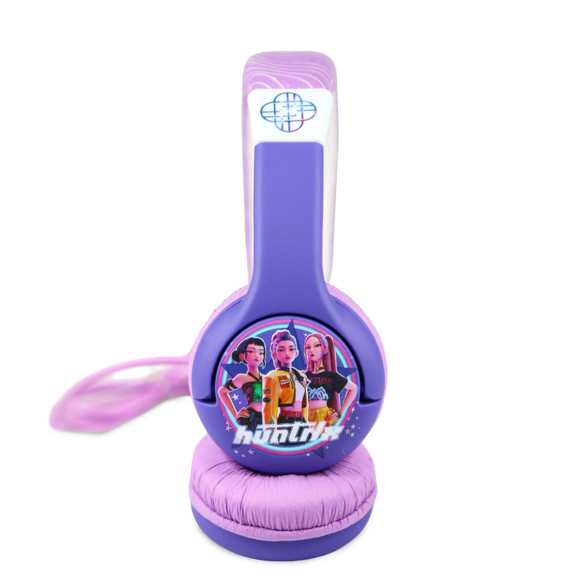 KPop Demon Hunters HUNTR/X Junior Kids Wired Headphones – Purple