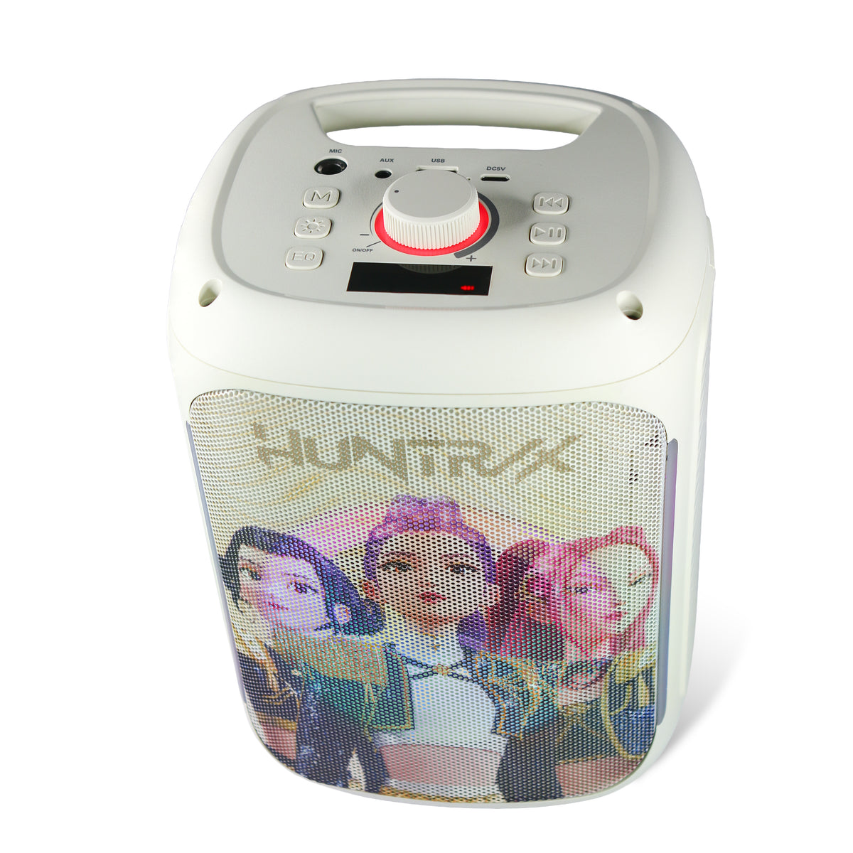 KPop Demon Hunters Huntr/X Golden PopSing Party Karaoke Set with 2 Wireless Microphones