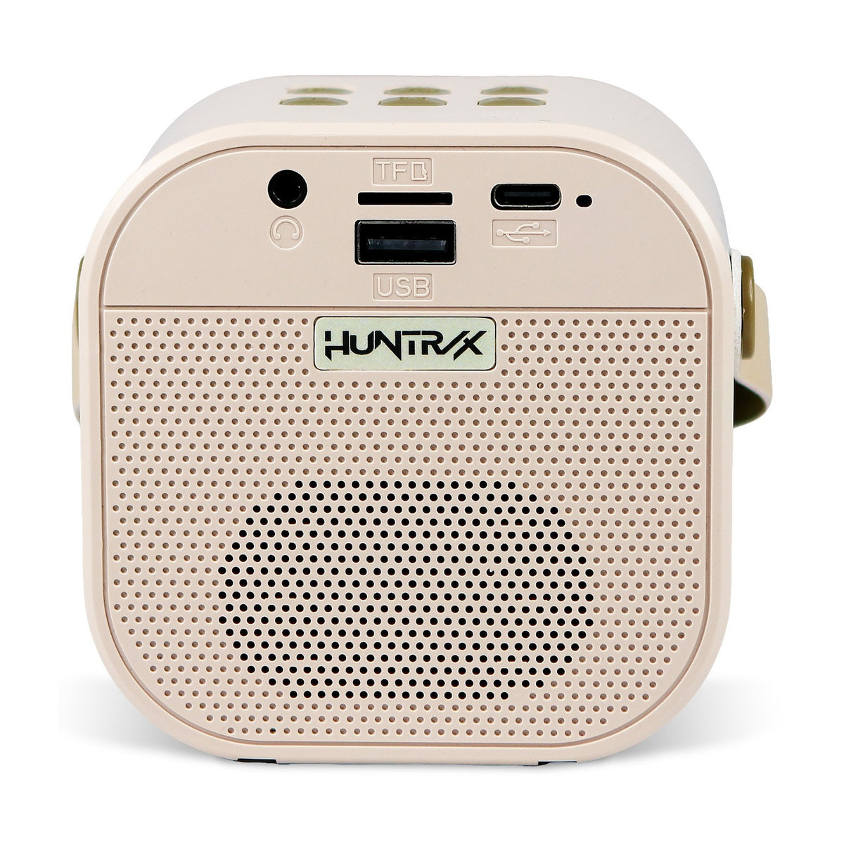 KPop Demon Hunters HUNTR/X Golden LED Wireless Karaoke Speaker Set with 2 Microphones – Cream