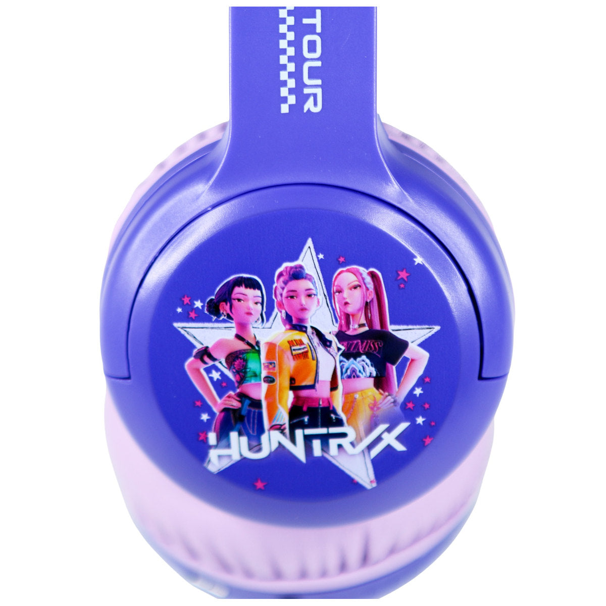 KPop Demon Hunters HUNTR/X Core Kids Wireless Bluetooth Headphones – Purple