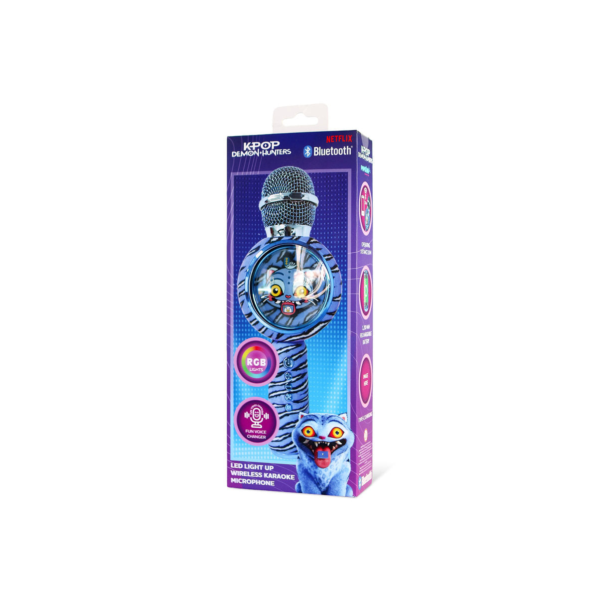 K-Pop Demon Hunters Derpy PopSing LED Light Up Wireless Karaoke Microphone