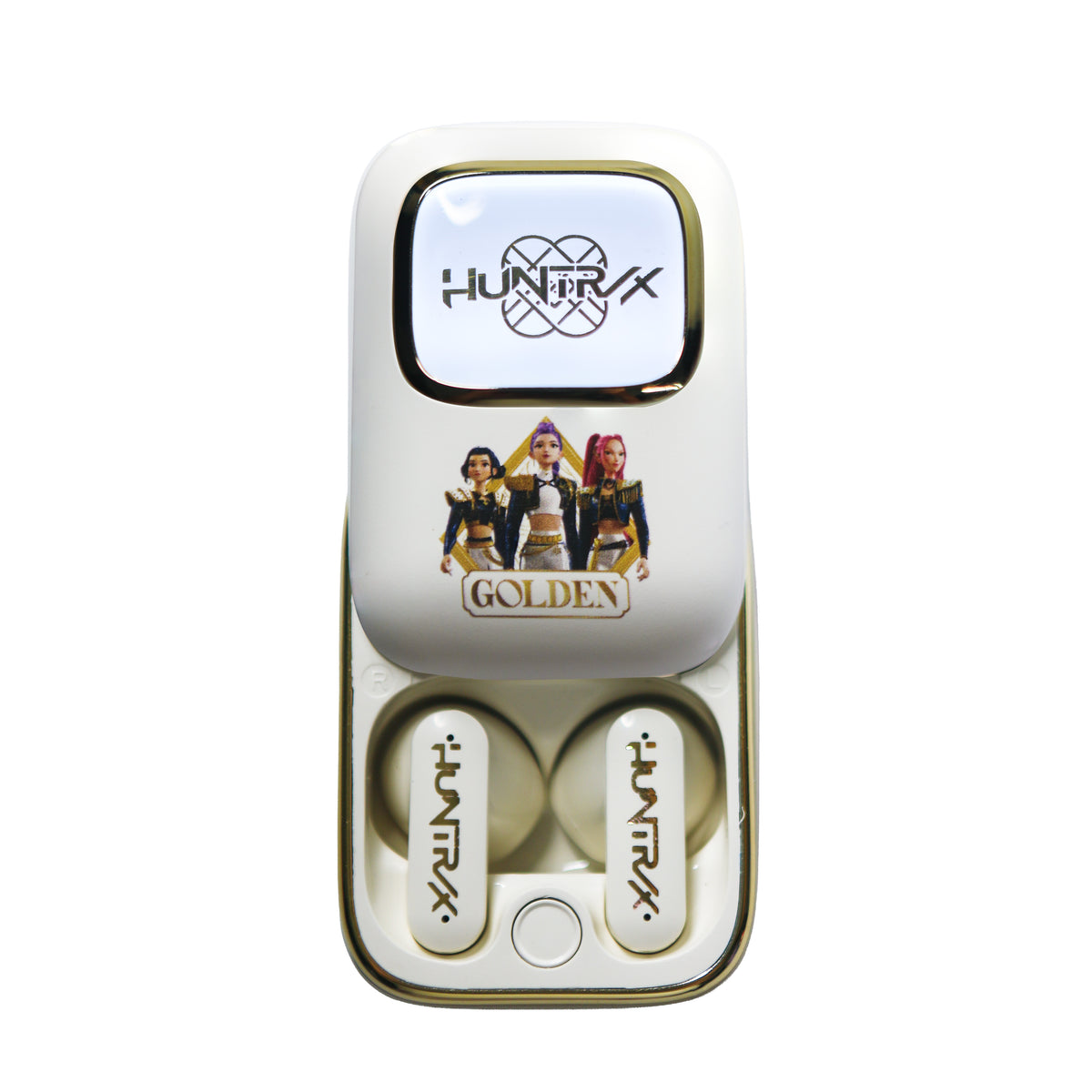 KPop Demon Hunters Golden HUNTR/X Slide TWS Wireless Earphones – Cream