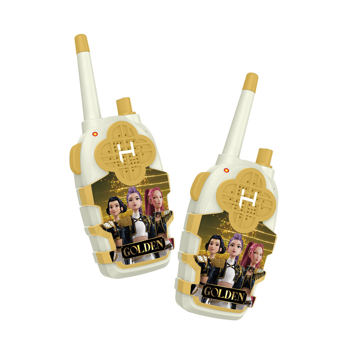 KPop Demon Hunters Golden Cream & Gold Walkie Talkie Set