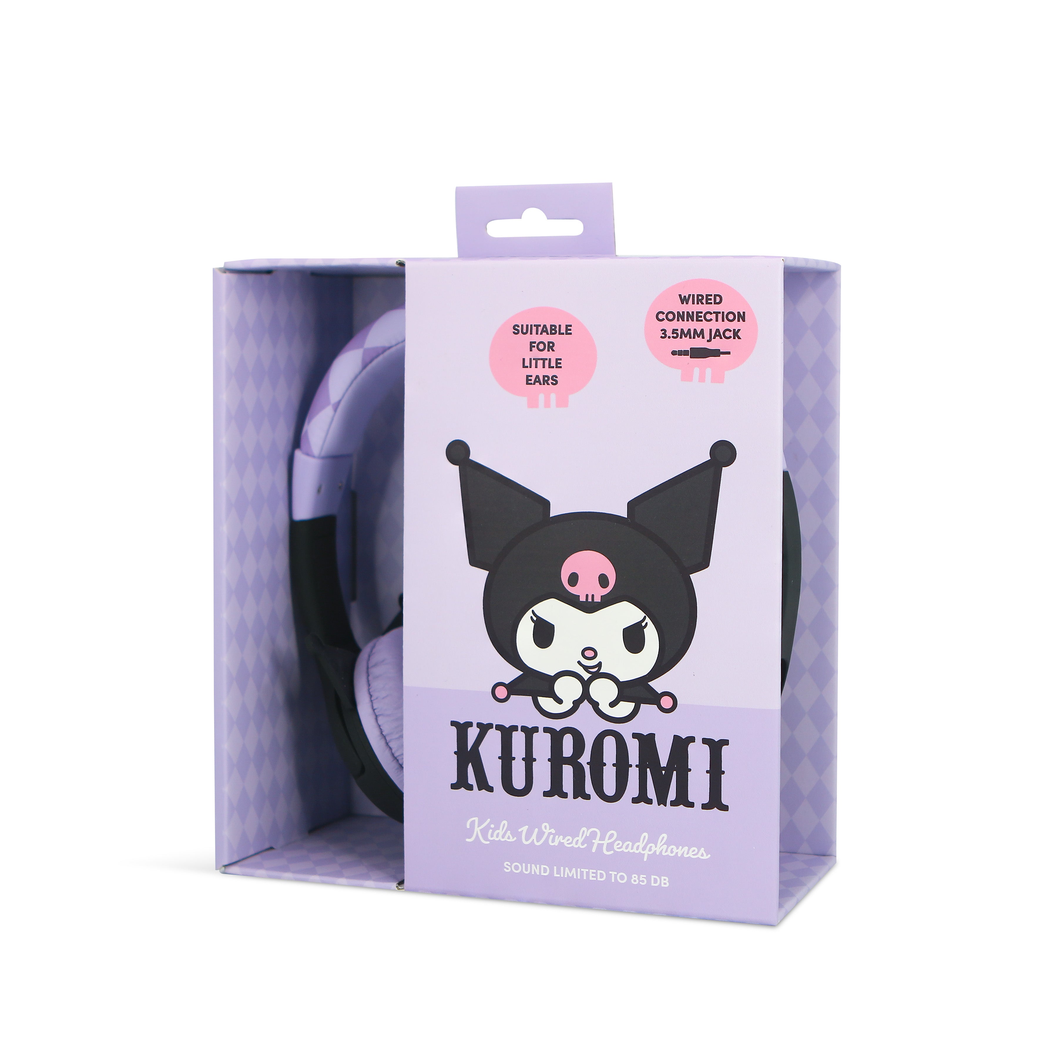 Kuromi Kids Wired Headphones with Ears