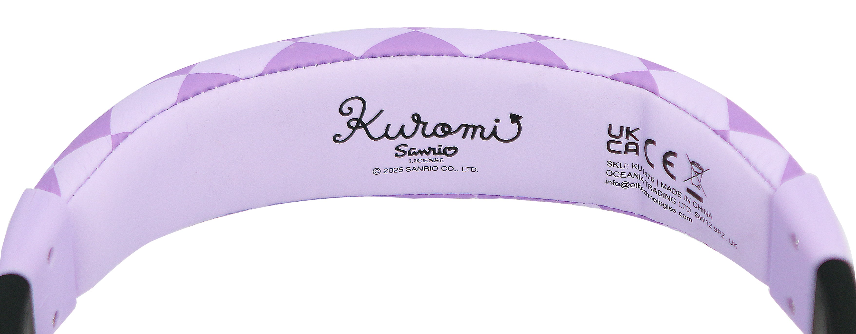 Kuromi Kids Wired Headphones with Ears