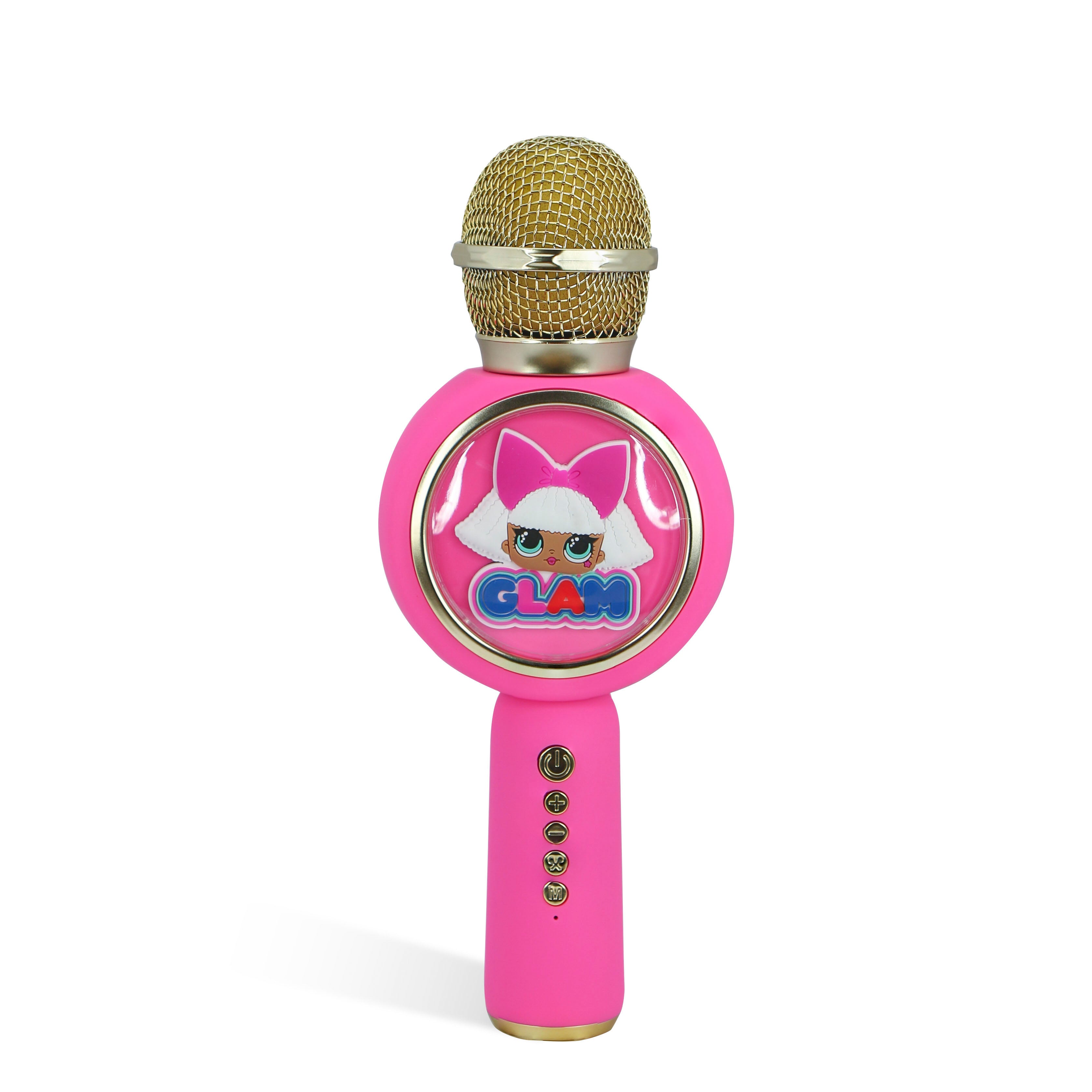 LOL Surprise! GLAM! PopSing LED Light Up Wireless Karaoke Microphone