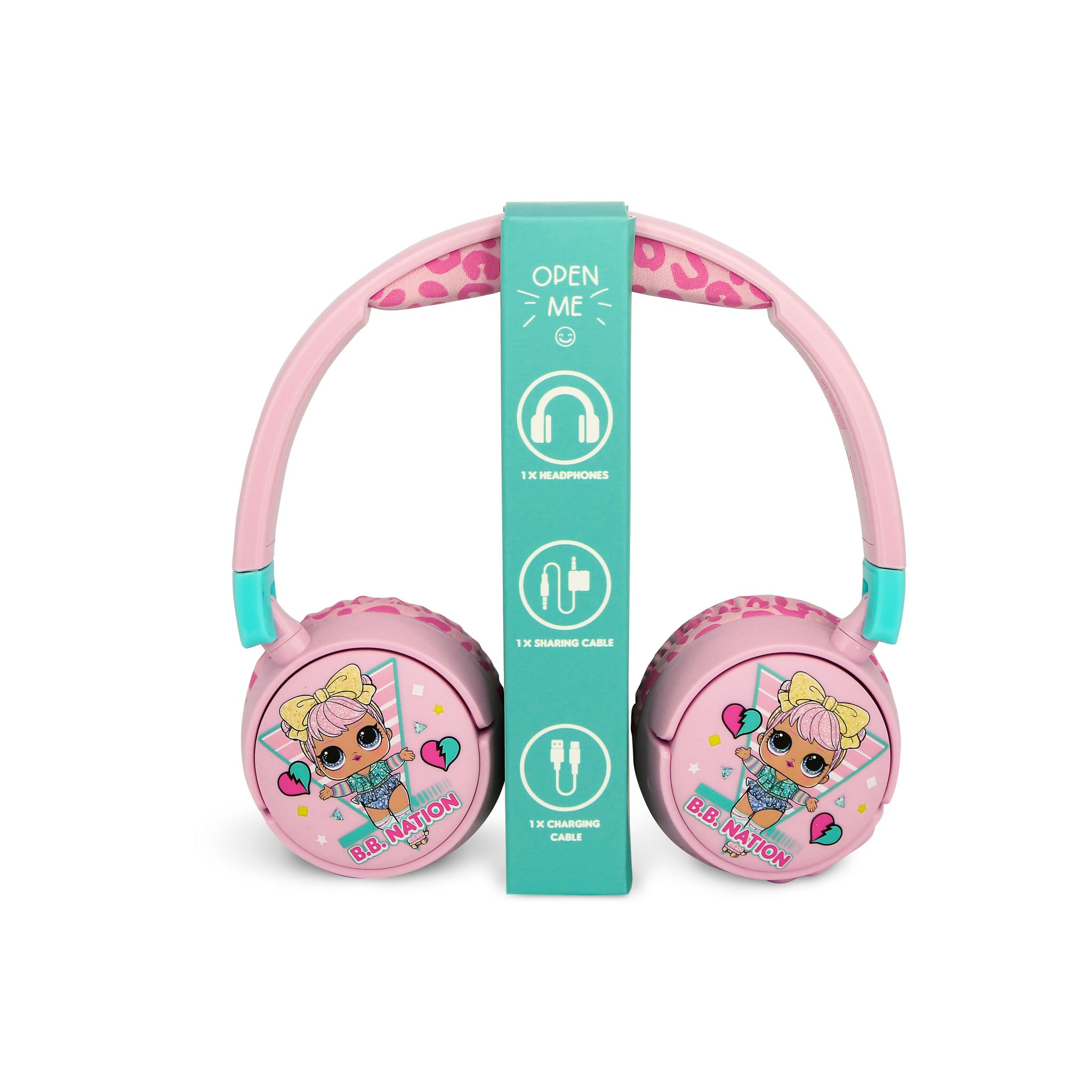 LOL Surprise! B.B. Nation Kids Wireless Headphones