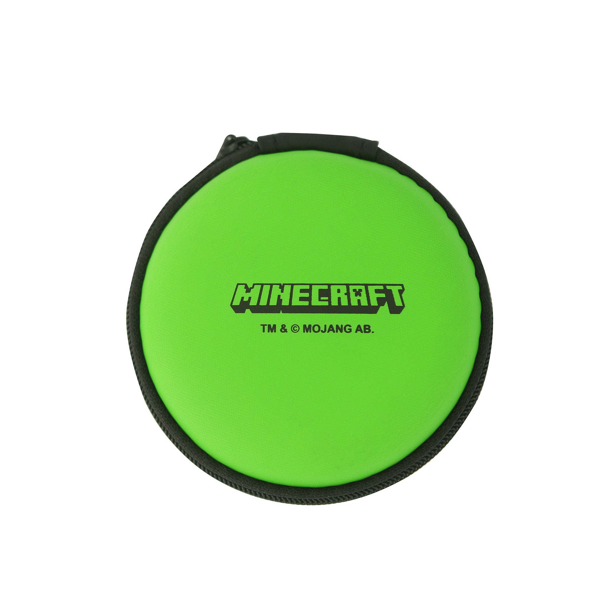 Minecraft Creeper Core Character Wired Earphones with Zip Case