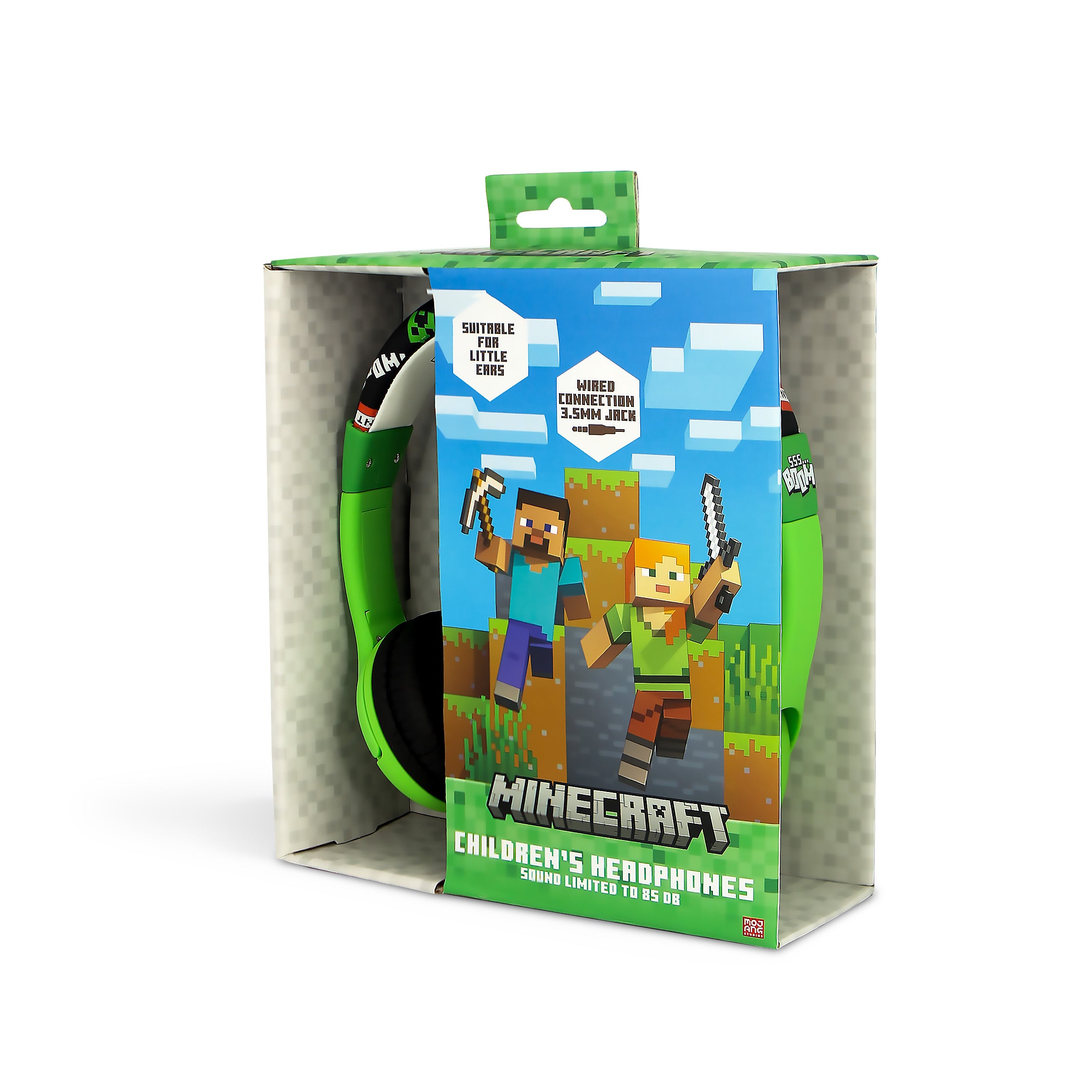 Minecraft Creeper Kids Wired Headphones