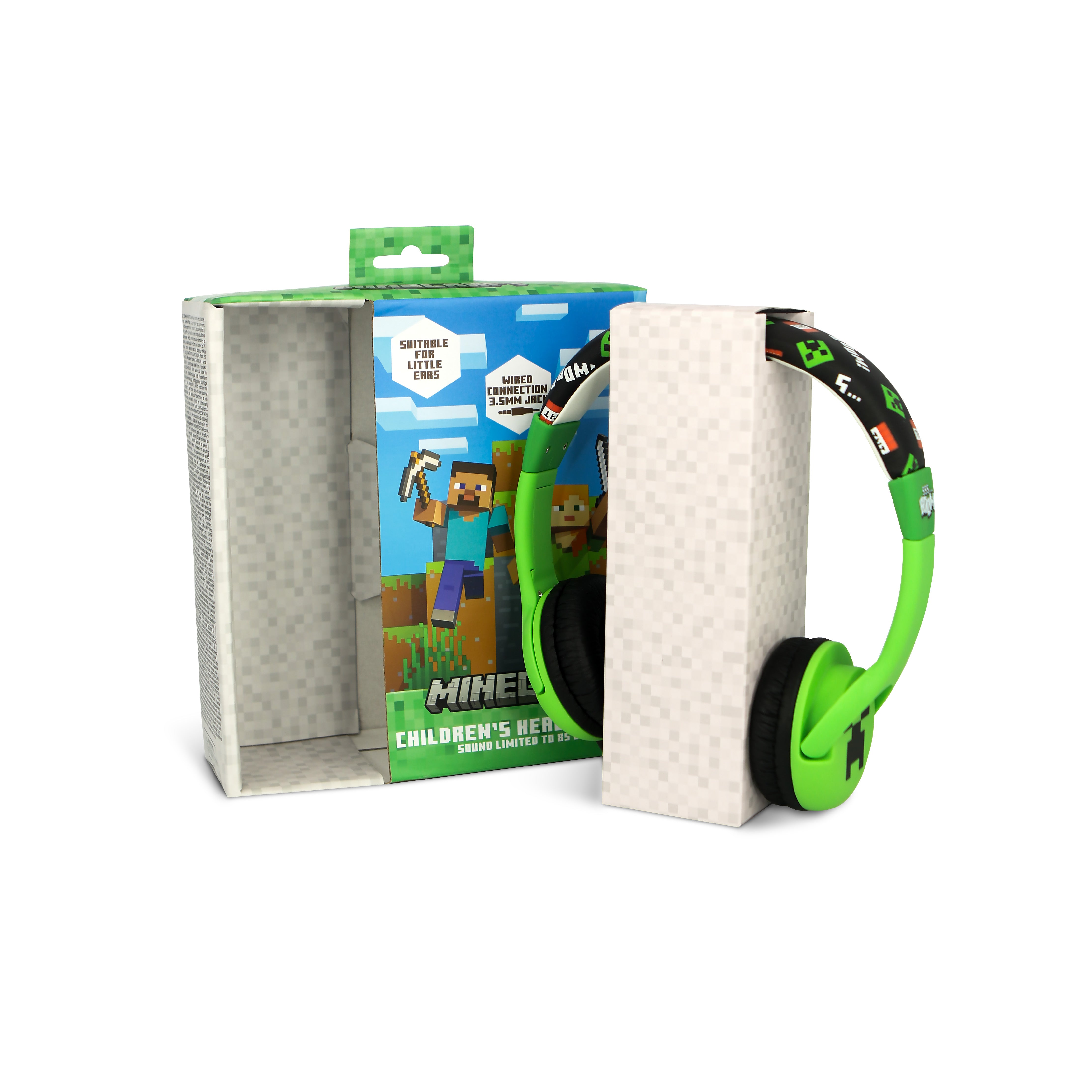 Minecraft Creeper Kids Wired Headphones