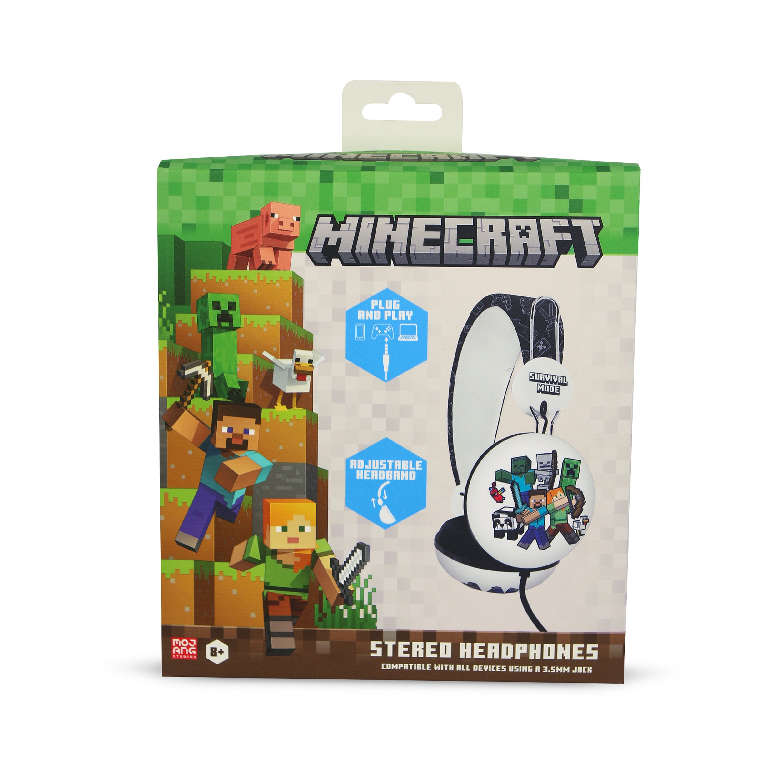 Minecraft Teen Wired Headphones
