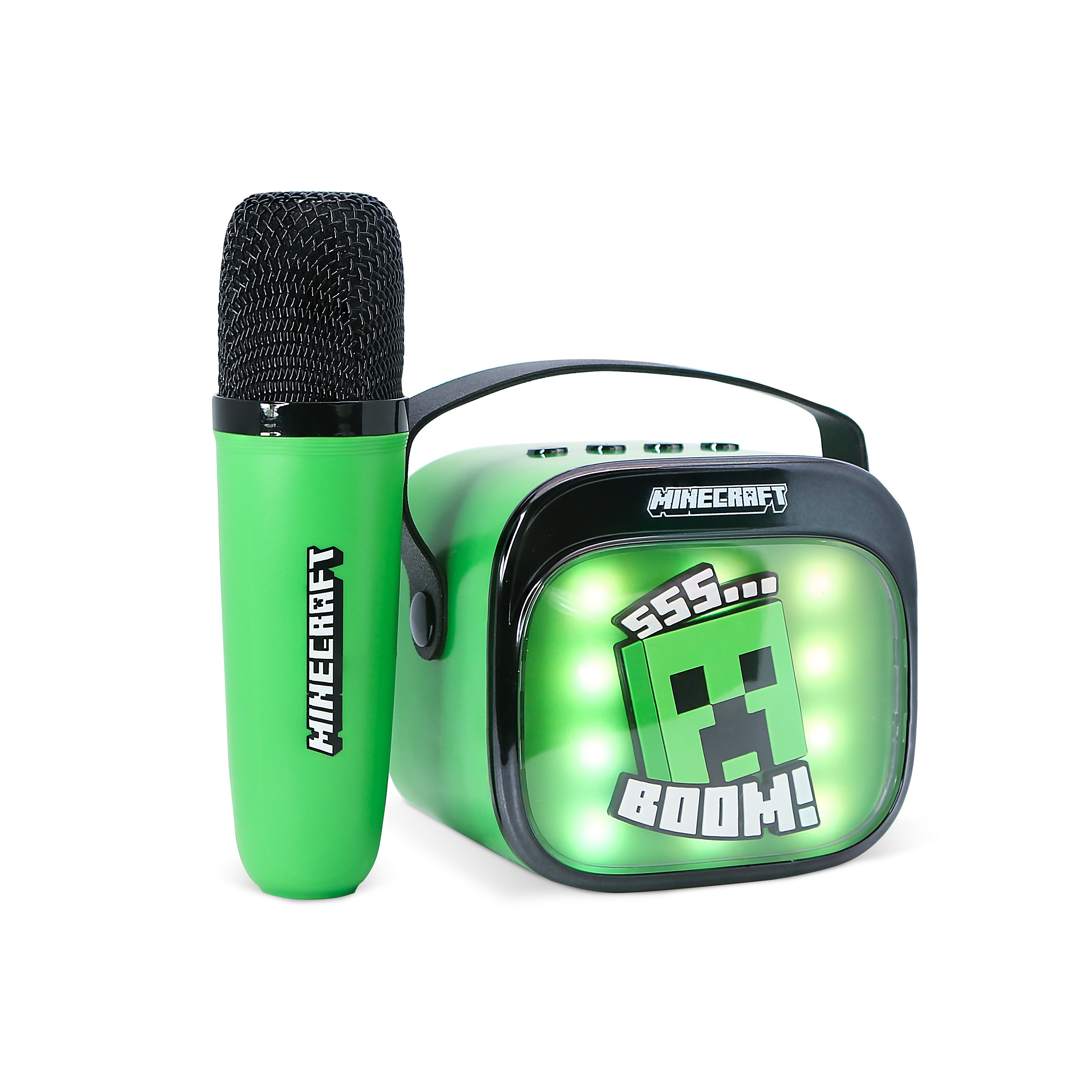 Minecraft PopSing LED Light-Up Wireless Karaoke Speaker & Microphone