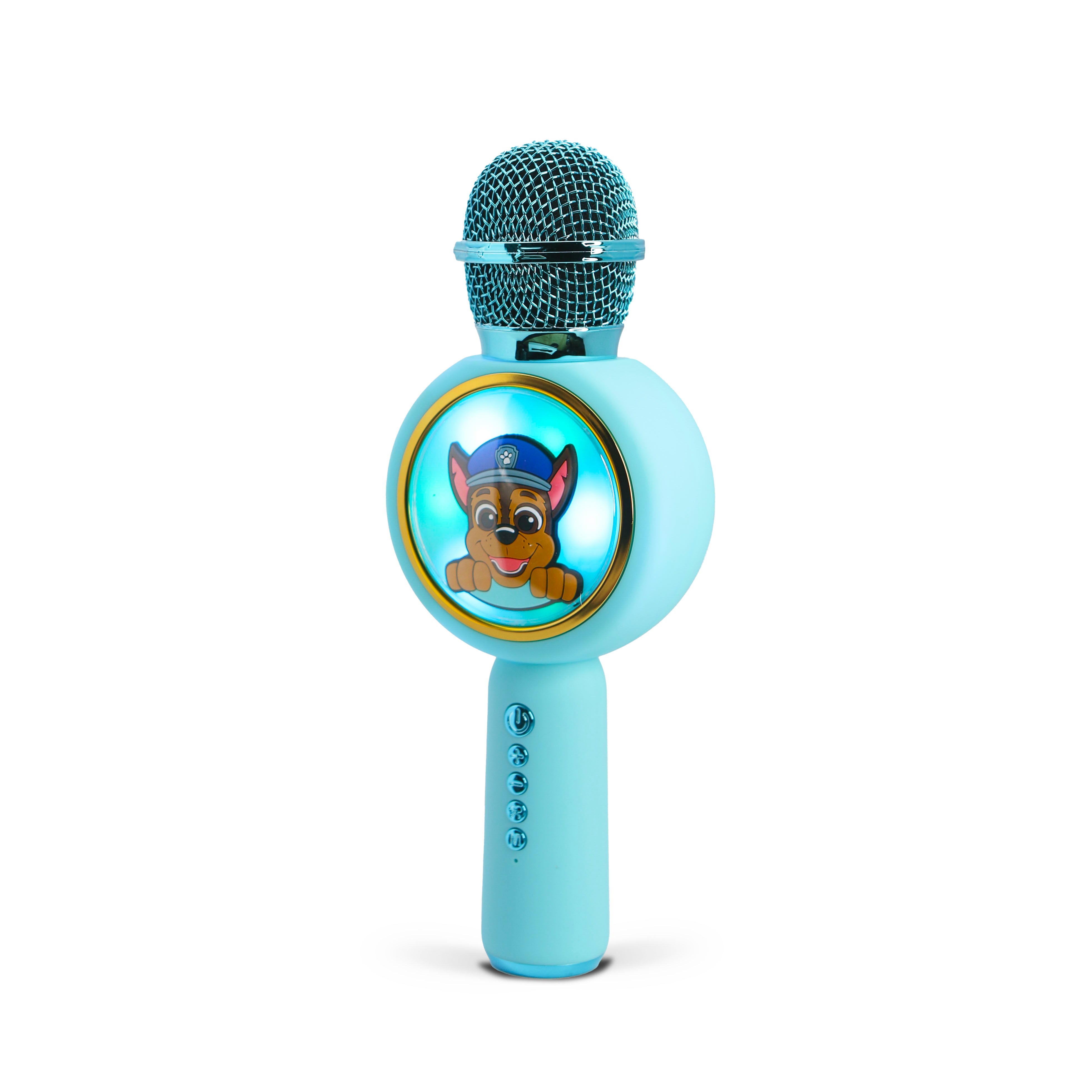 PAW Patrol Chase PopSing LED Light Up Wireless Karaoke Microphone