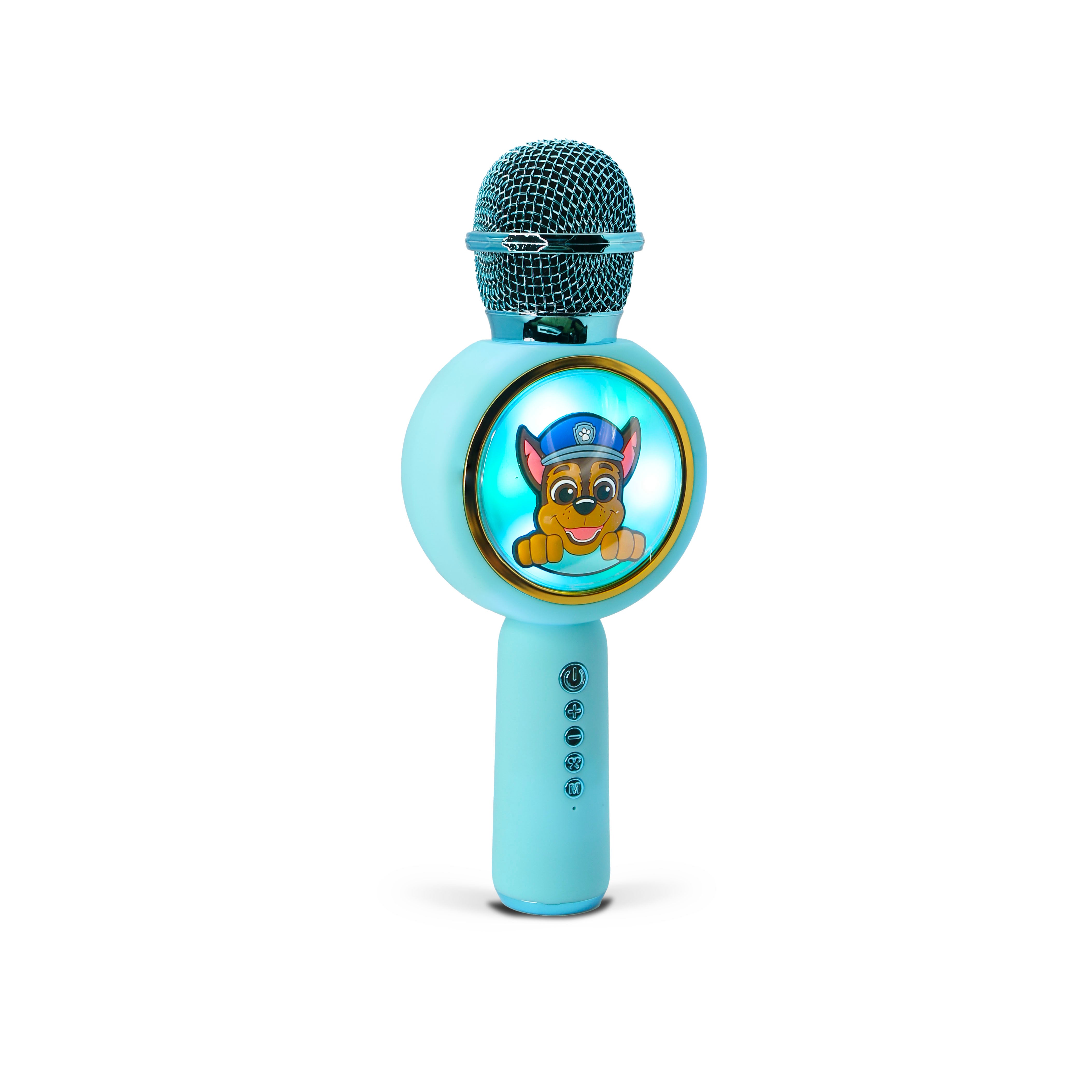 PAW Patrol Chase PopSing LED Light Up Wireless Karaoke Microphone
