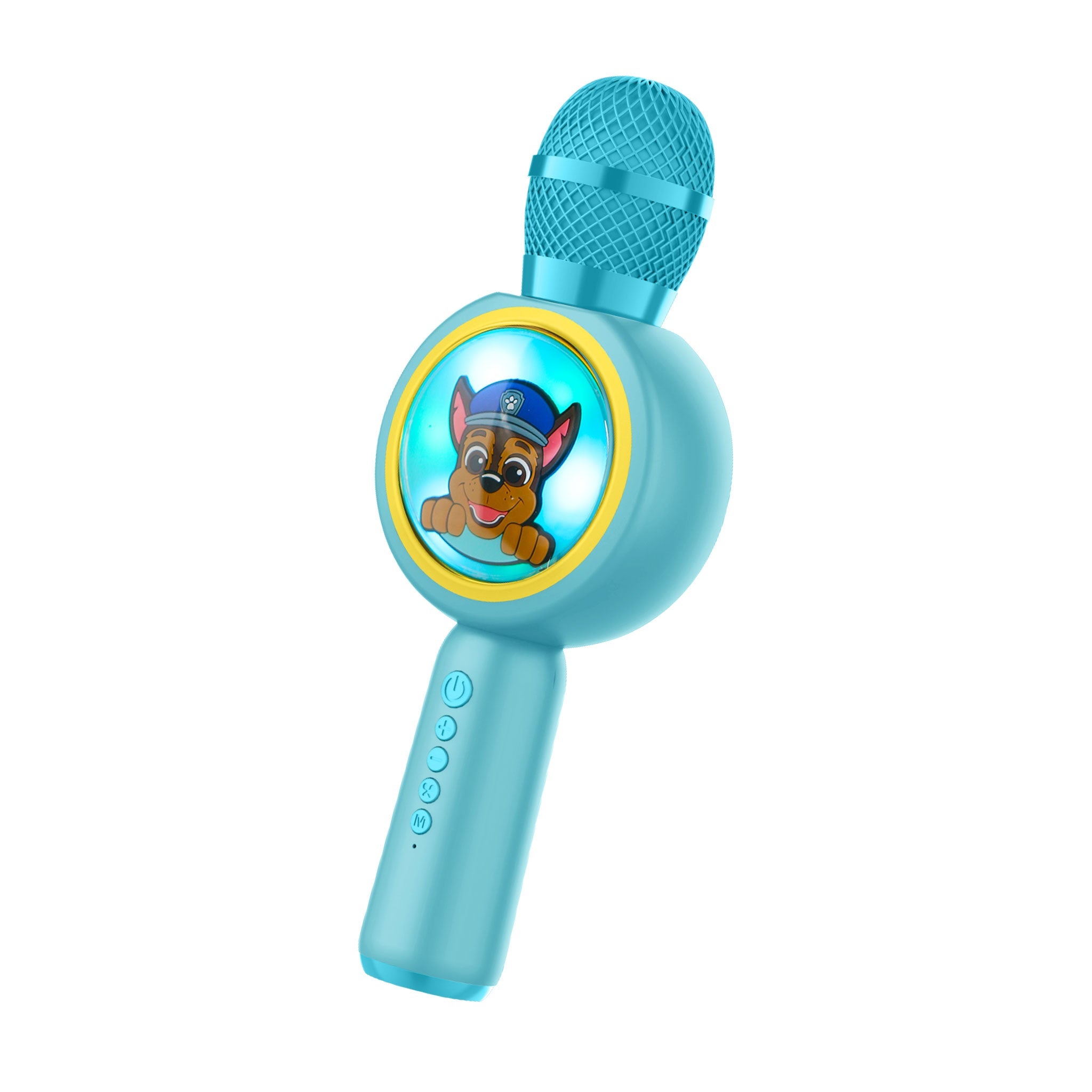 PAW Patrol Chase PopSing LED Light Up Wireless Karaoke Microphone