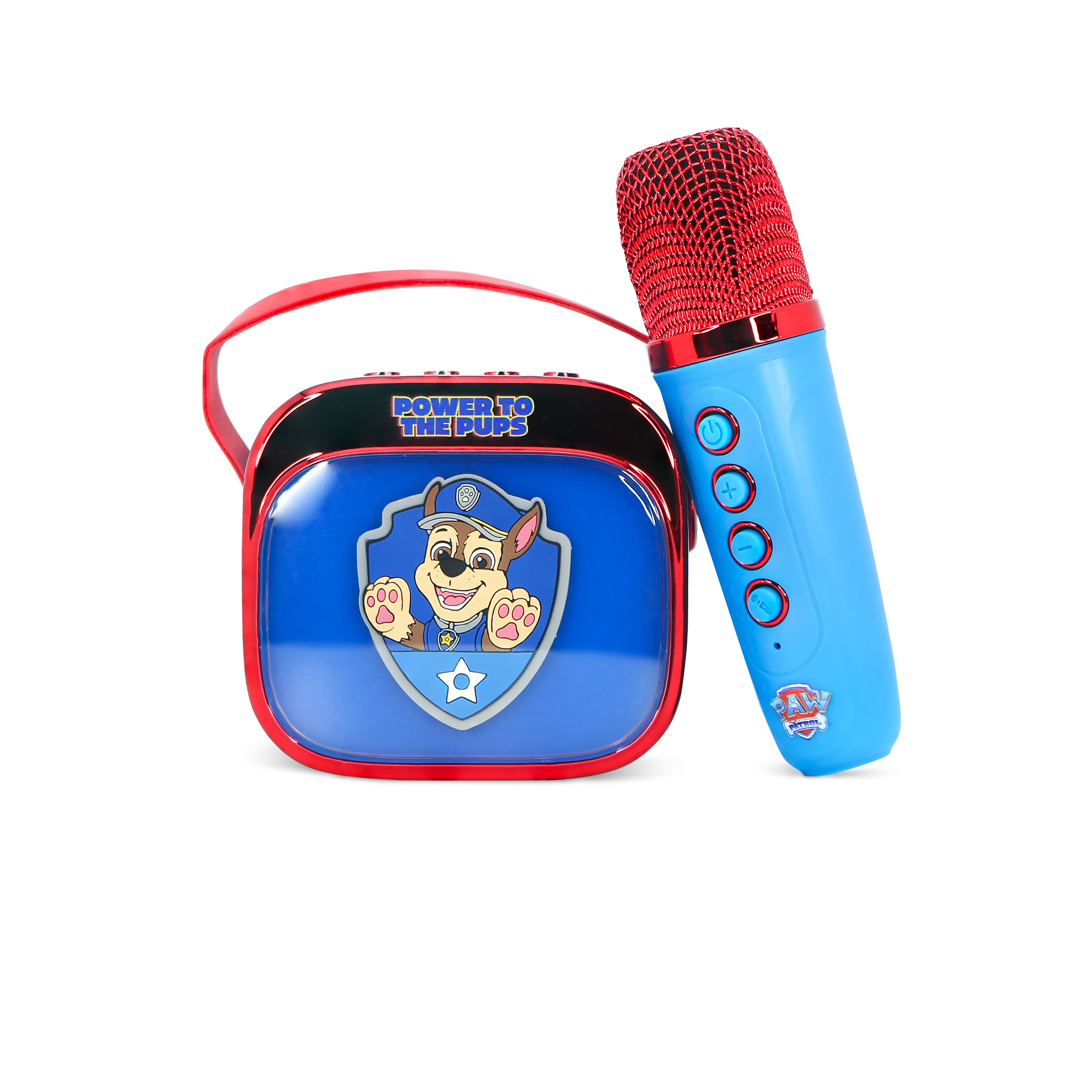 PAW Patrol PopSing LED Light-Up Wireless Karaoke Speaker & Microphone