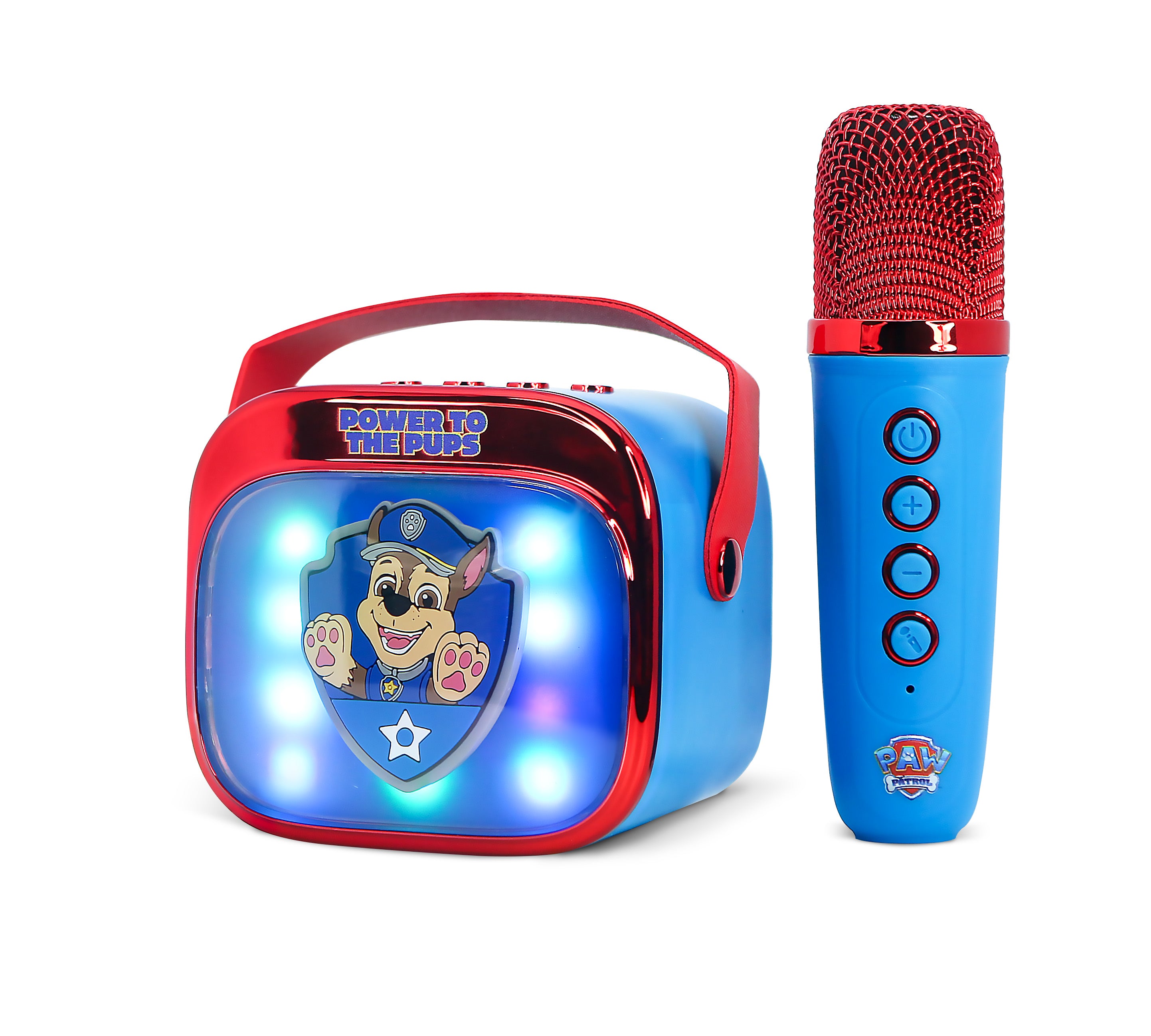 PAW Patrol PopSing LED Light-Up Wireless Karaoke Speaker & Microphone