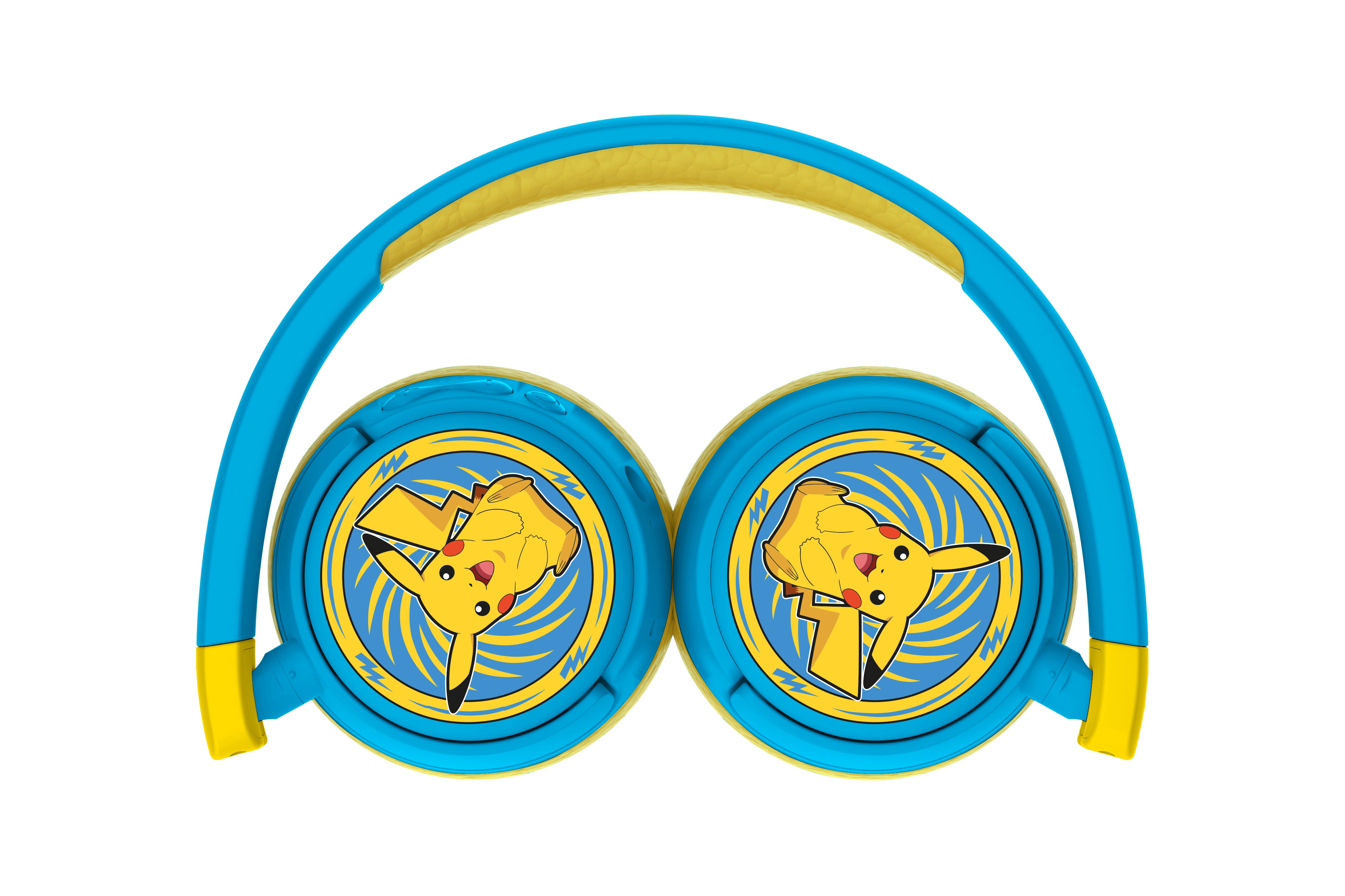 Pokemon Pikachu Wireless Headphones - Blue