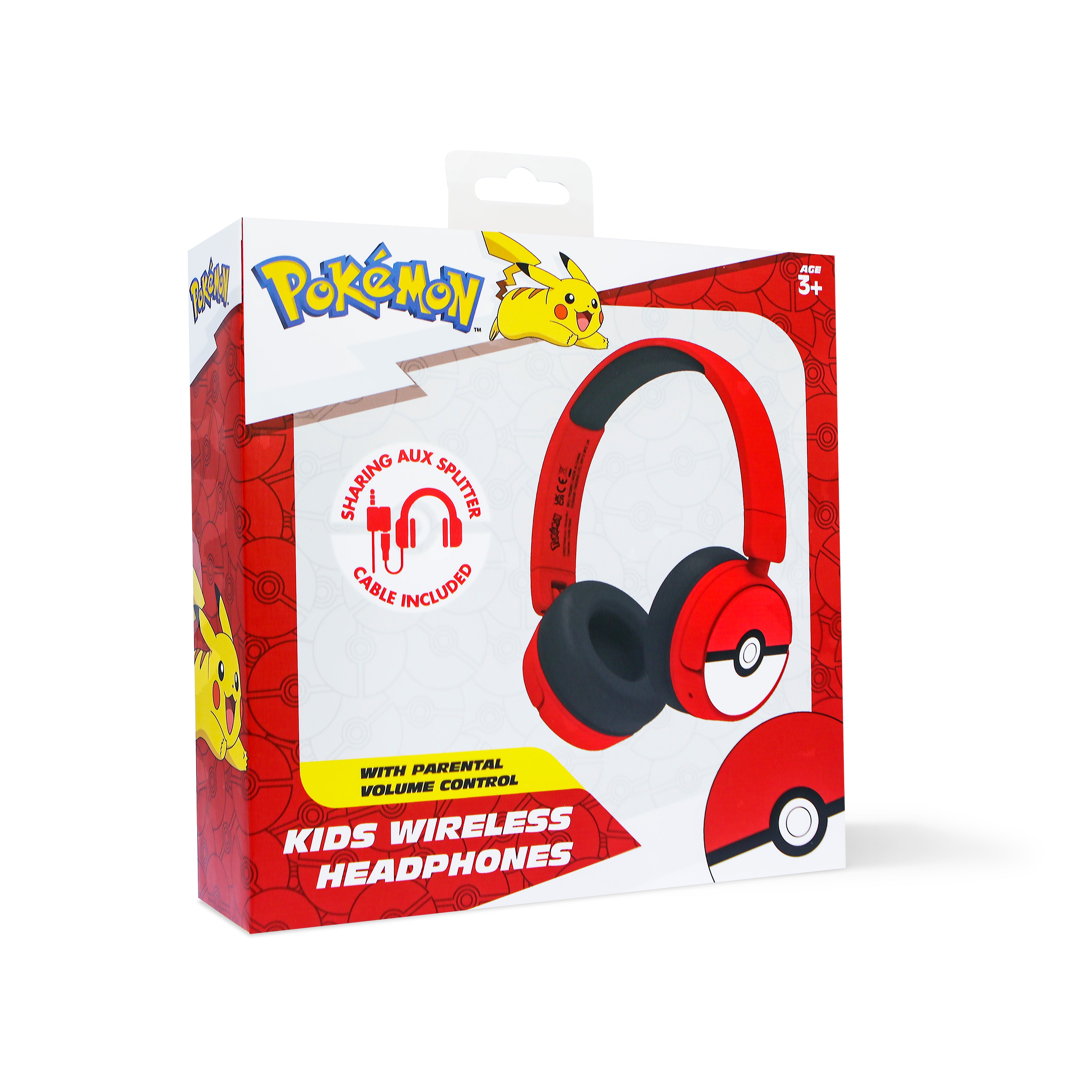 Pokémon Poke Ball Wireless Headphones