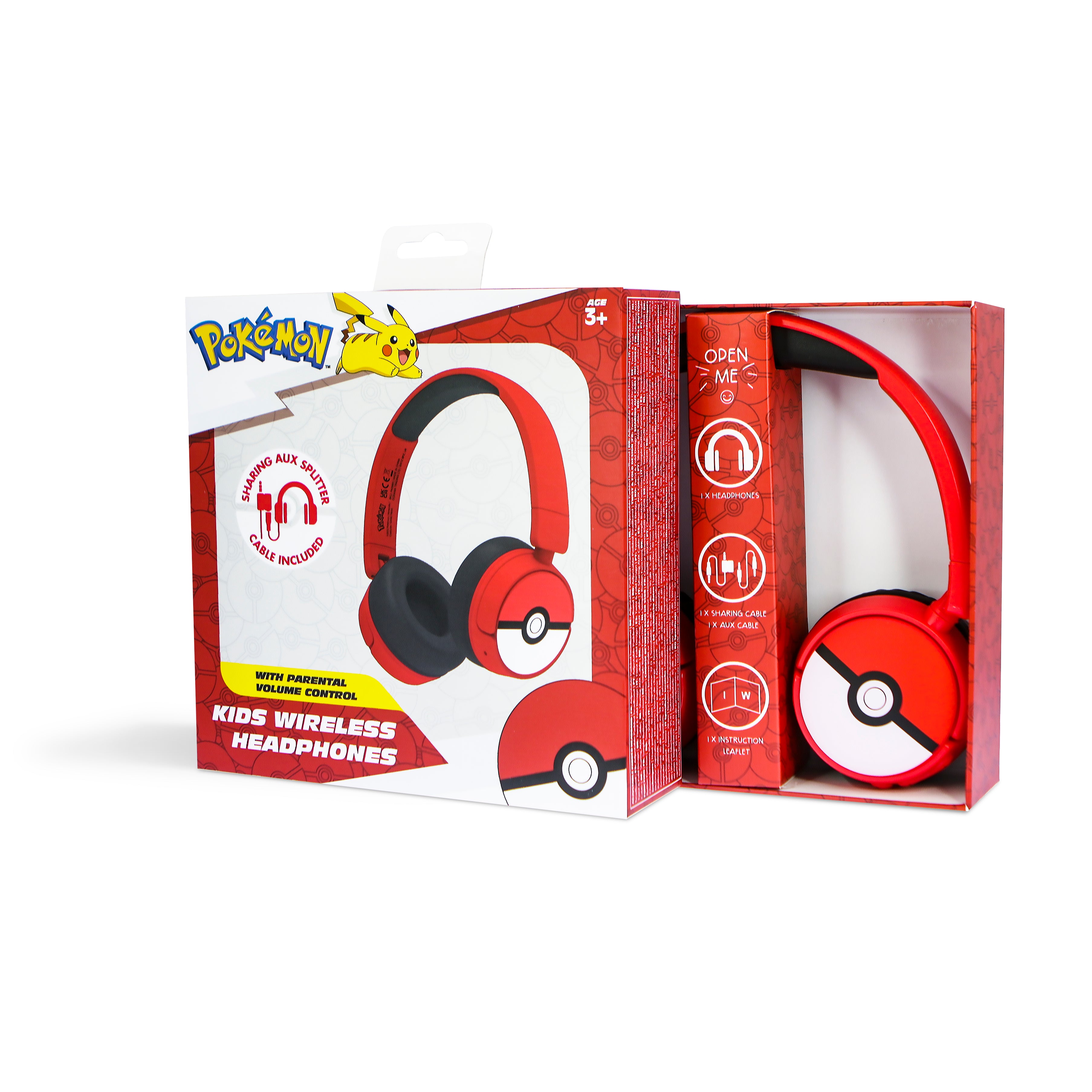 Pokémon Poke Ball Wireless Headphones