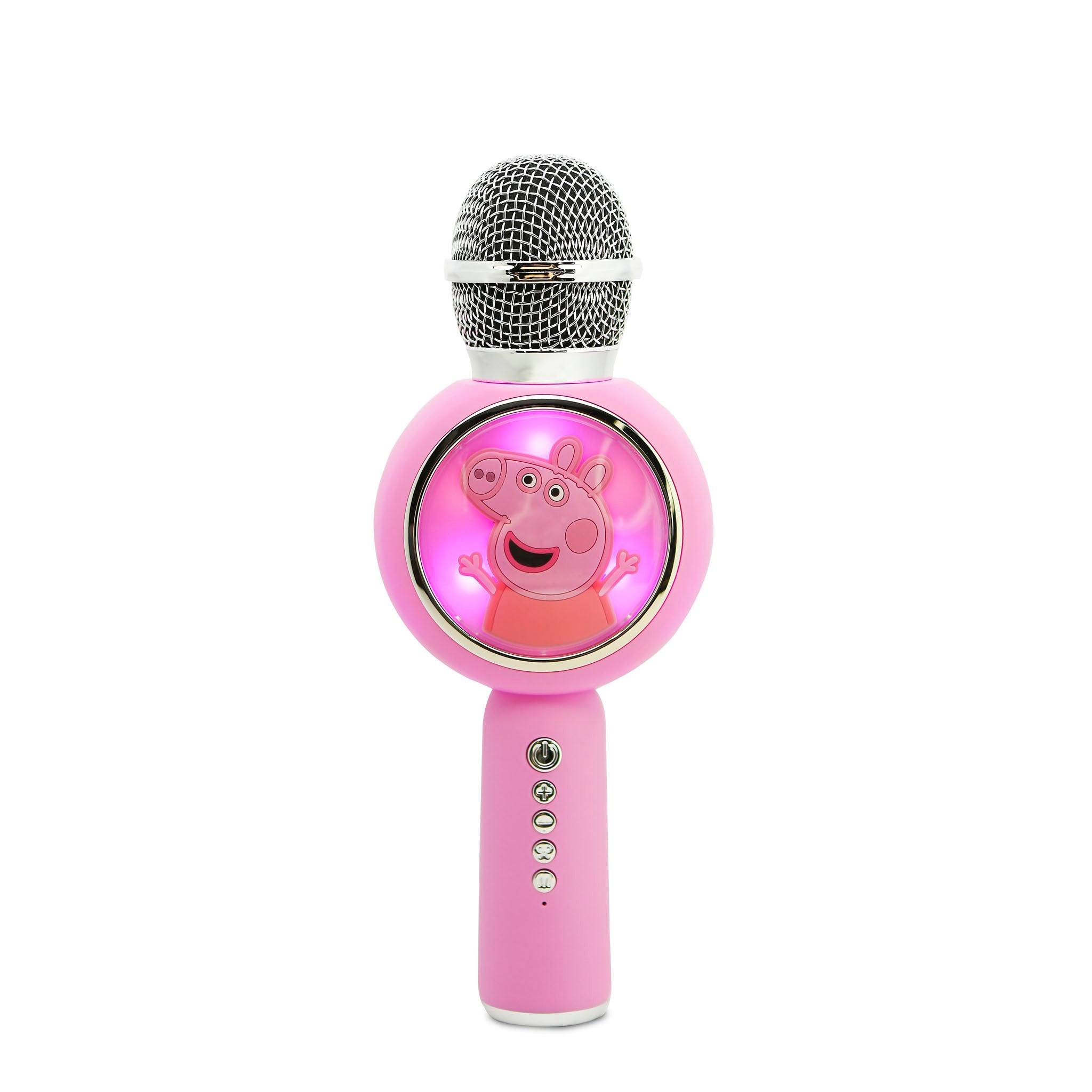 Peppa Pig PopSing LED Light Up Wireless Karaoke Microphone