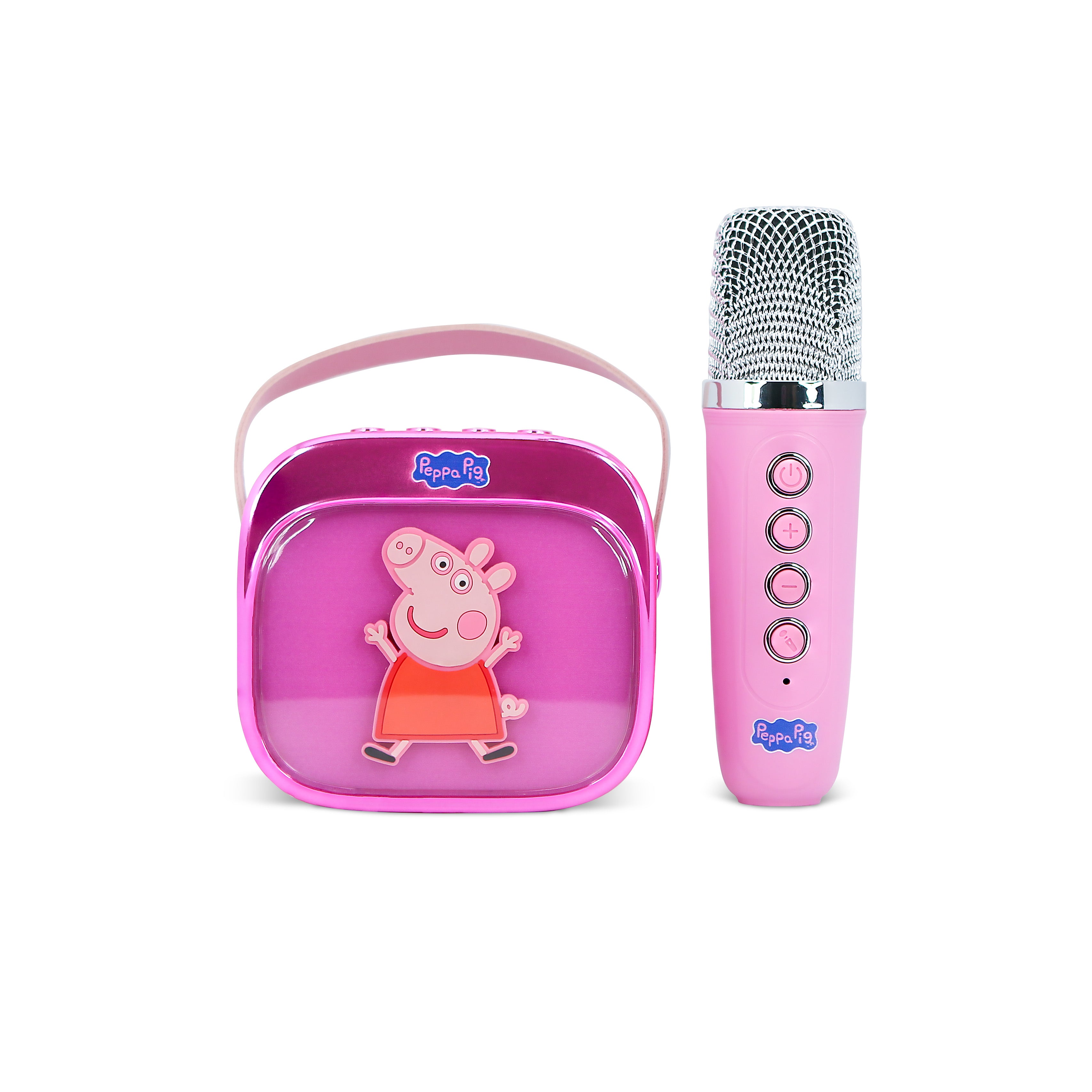 Peppa Pig PopSing LED Light-Up Wireless Karaoke Speaker & Microphone