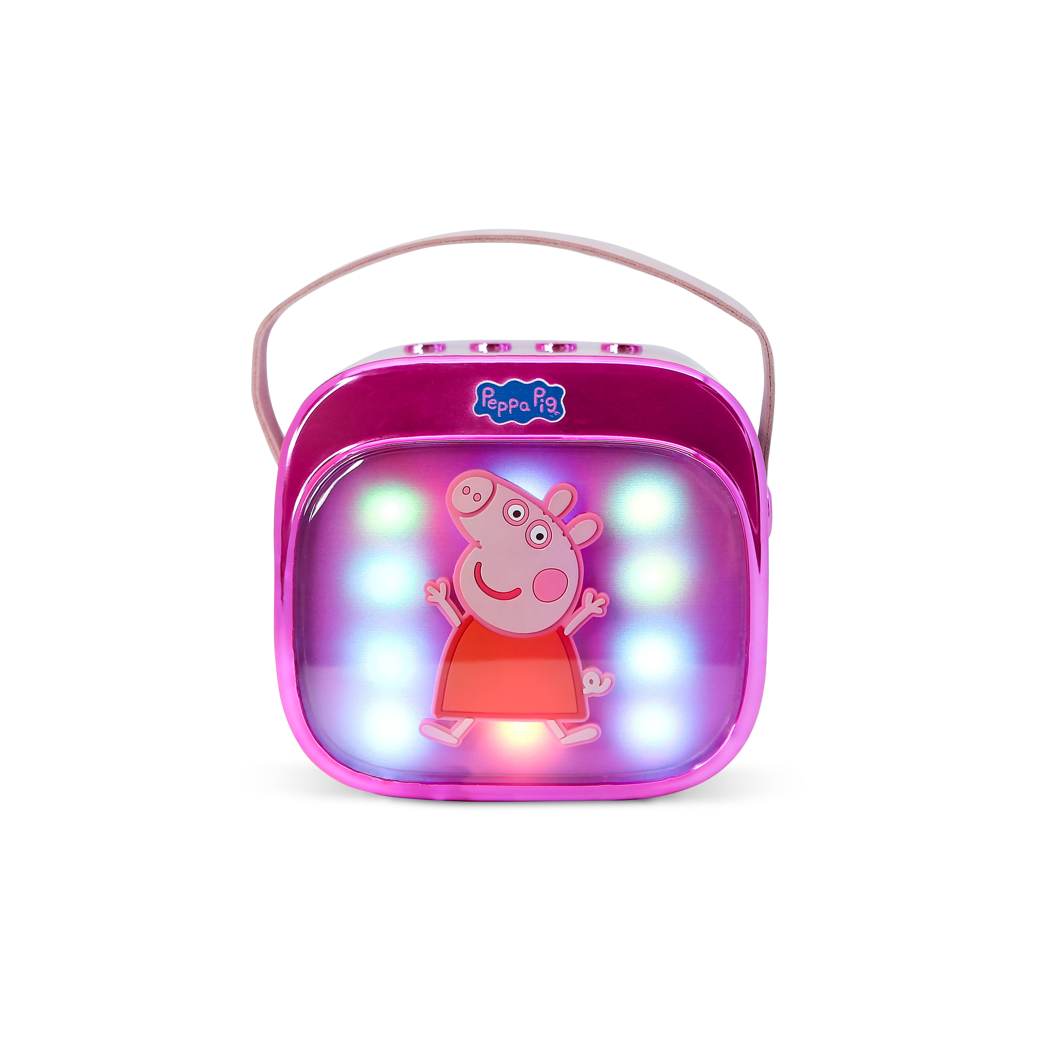 Peppa Pig PopSing LED Light-Up Wireless Karaoke Speaker & Microphone