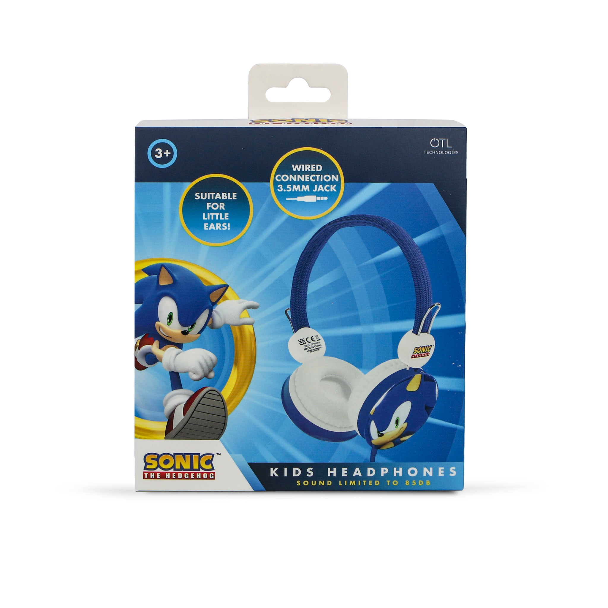 Sonic the Hedgehog Core Kids Wired Headphones