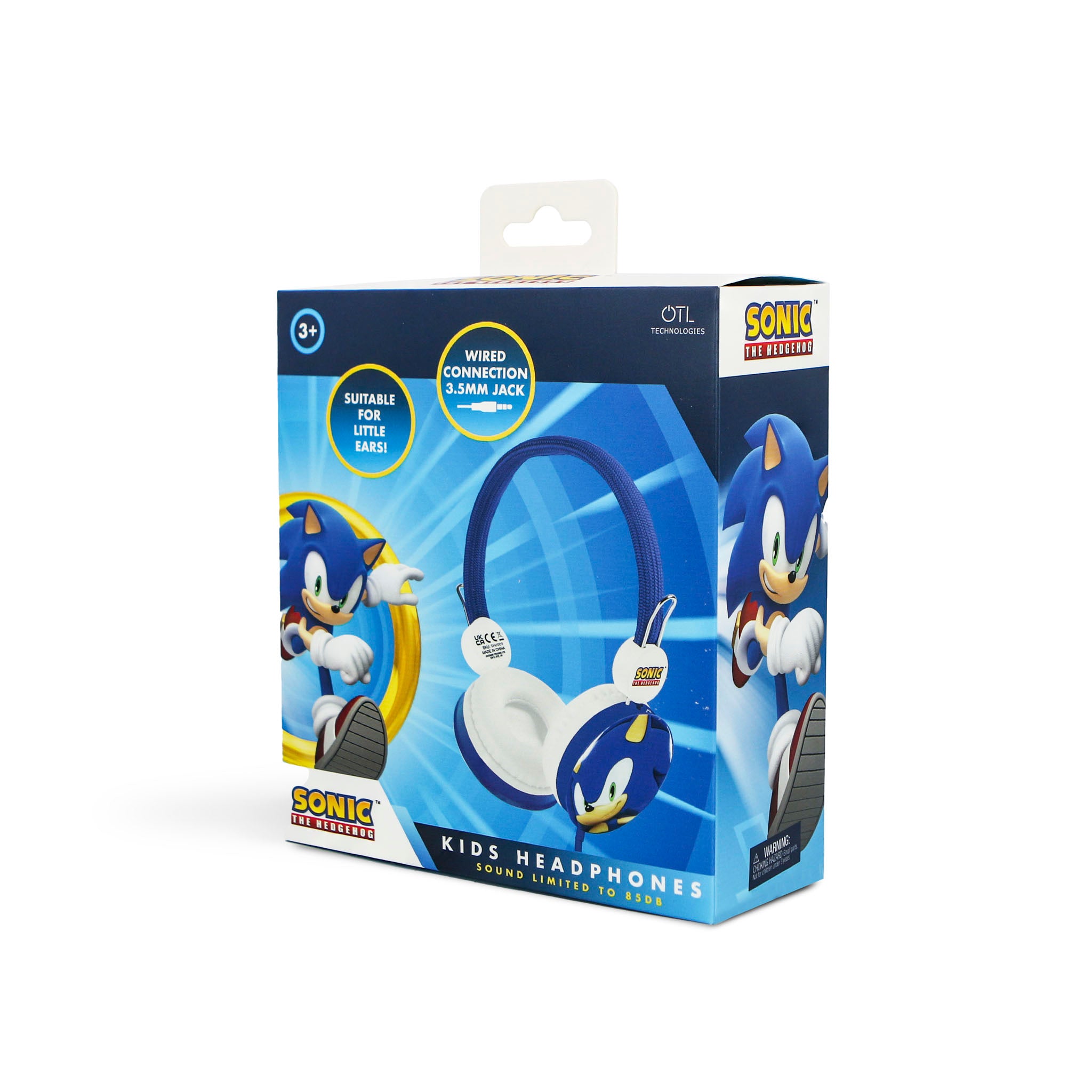 Sonic the Hedgehog Core Kids Wired Headphones