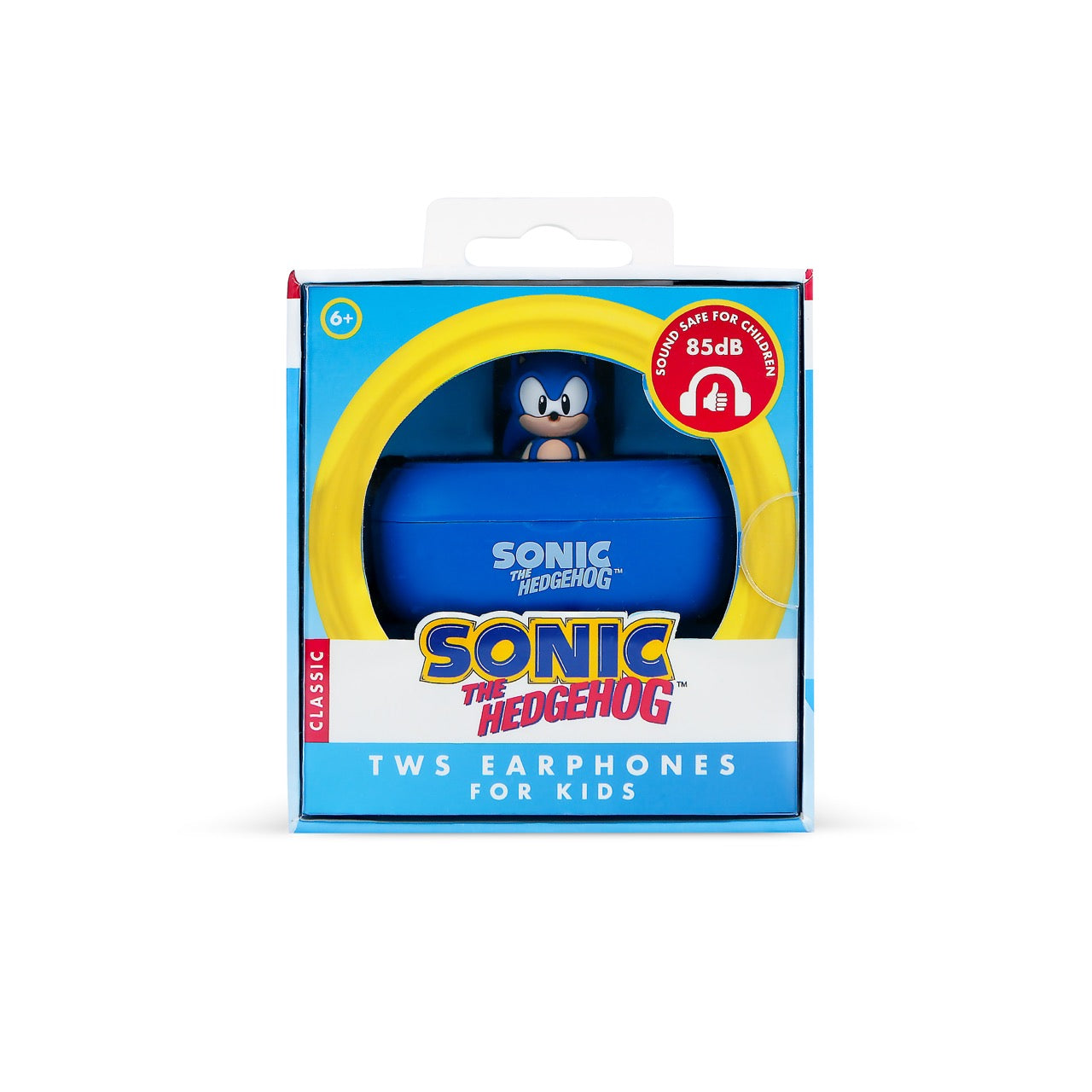 Sonic the Hedgehog 3D Character collectible TWS Earphones for Kids -Blue