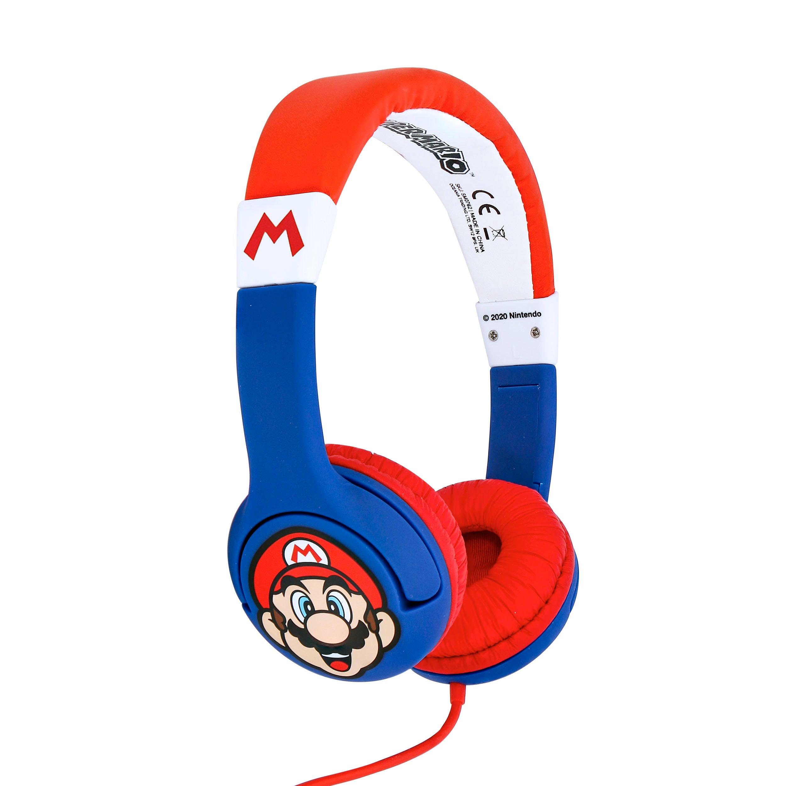 Nintendo Super Mario Kids Headphones - childrensheadphones.co.uk