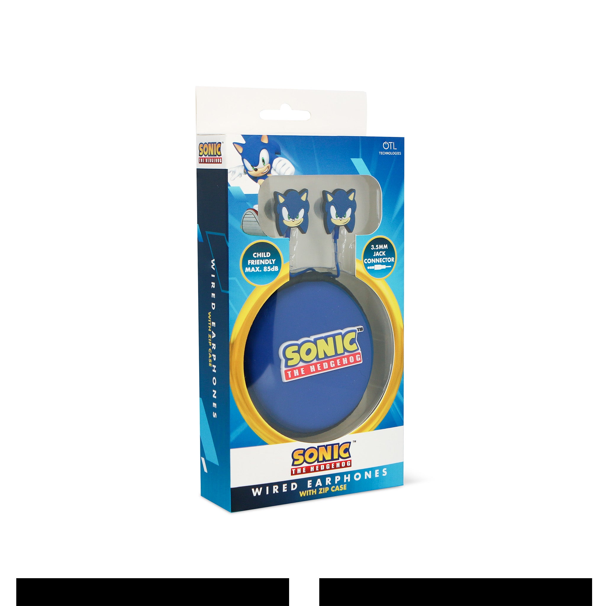 Sonic the Hedgehog Core Character Wired Earphones with Zip Case