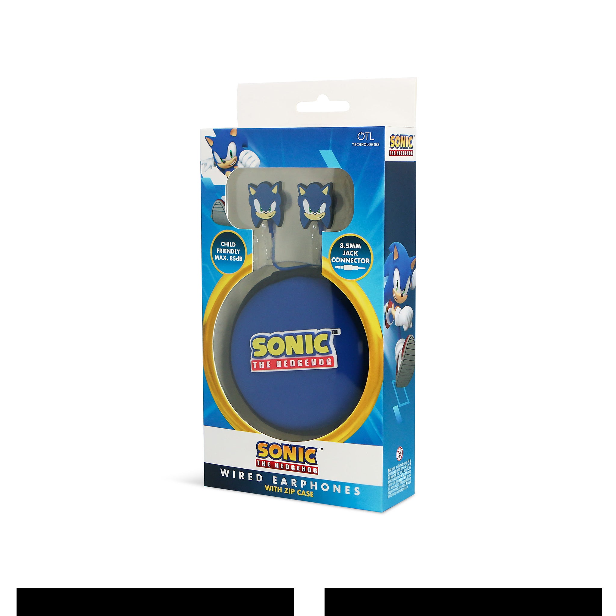 Sonic the Hedgehog Core Character Wired Earphones with Zip Case