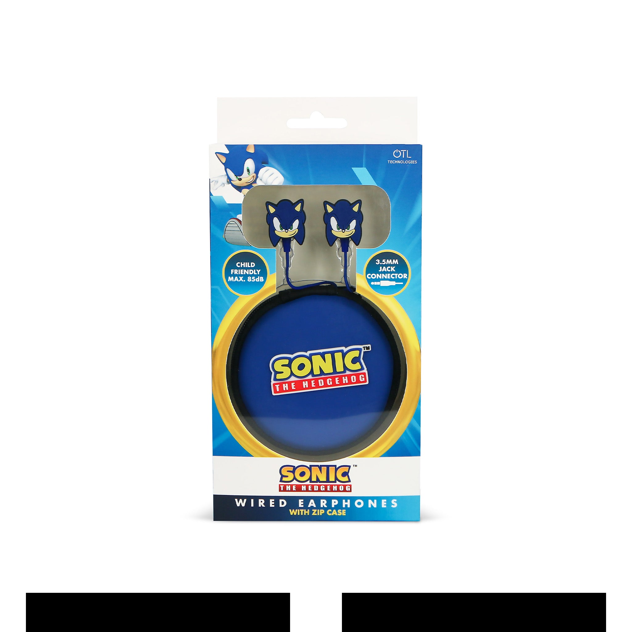 Sonic the Hedgehog Core Character Wired Earphones with Zip Case