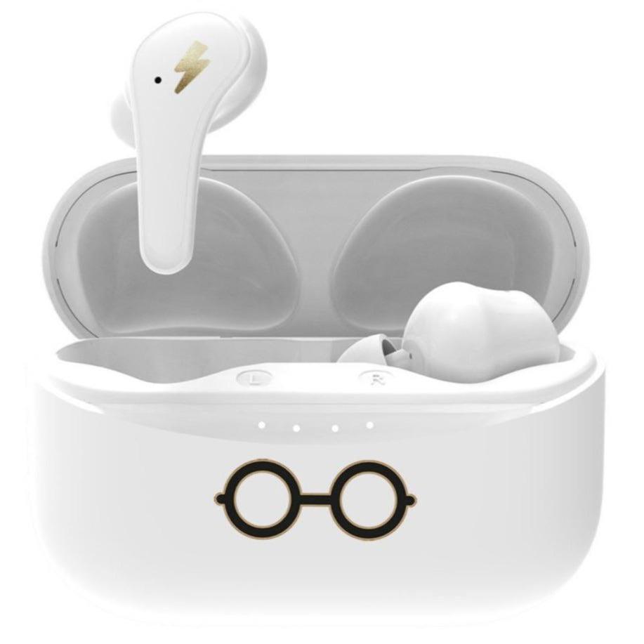 Harry Potter TWS Earphones White - childrensheadphones.co.uk