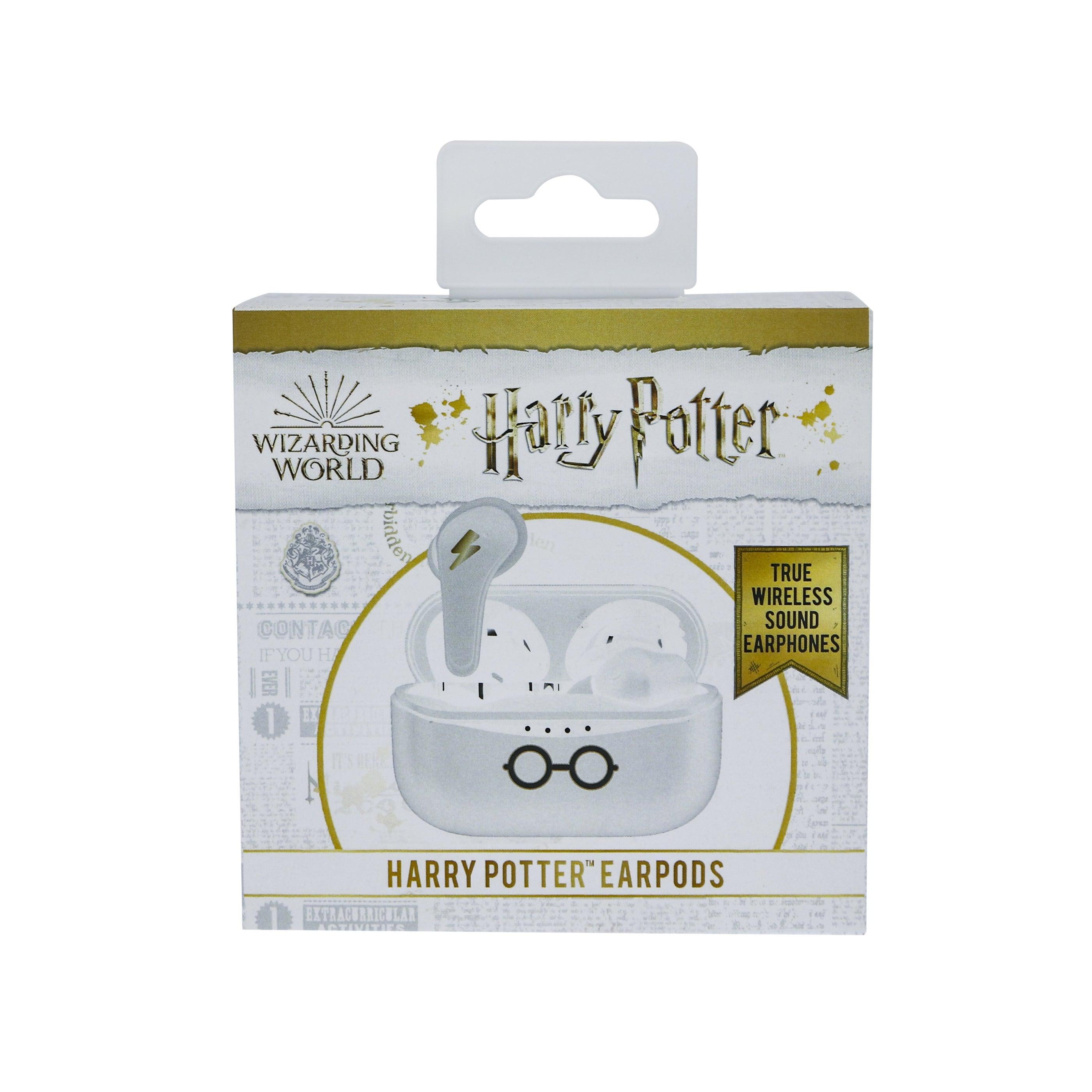 Harry Potter TWS Earphones White - childrensheadphones.co.uk