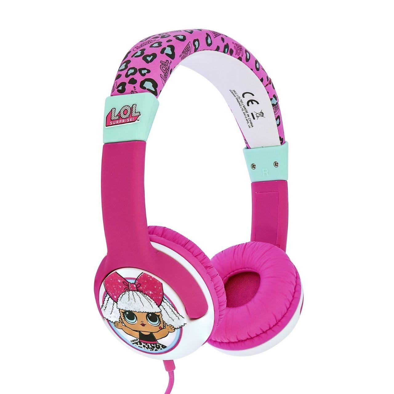L.O.L. Surprise! My Diva Pink Kids Headphones - childrensheadphones.co.uk