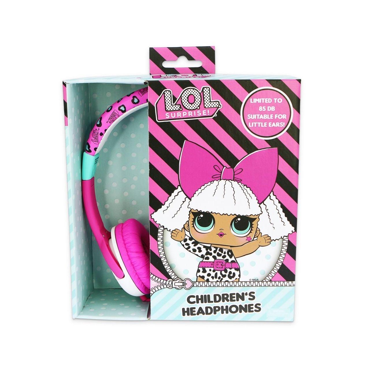 L.O.L. Surprise! My Diva Pink Kids Headphones - childrensheadphones.co.uk