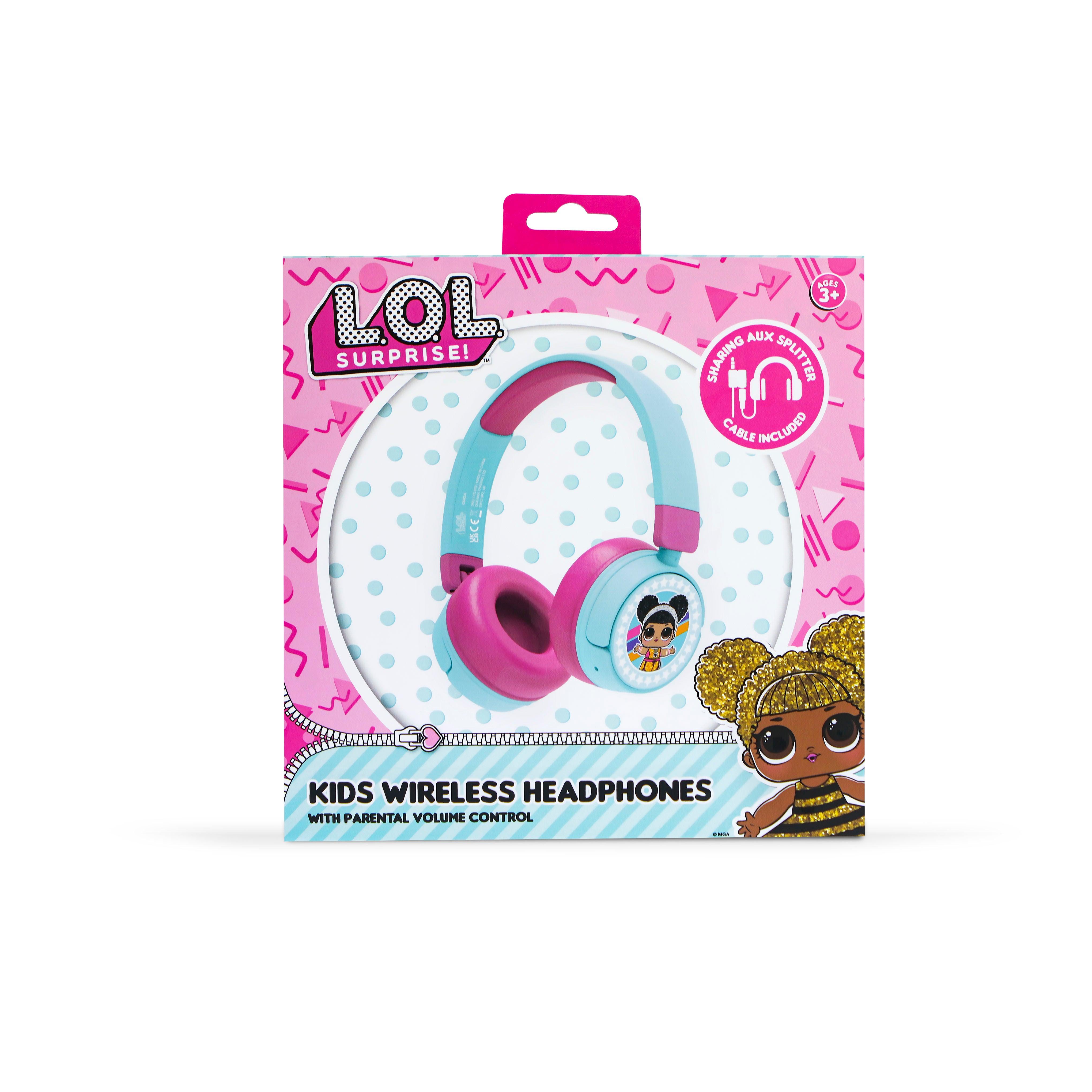 LOL Surprise! Kids Wireless Headphones - childrensheadphones.co.uk